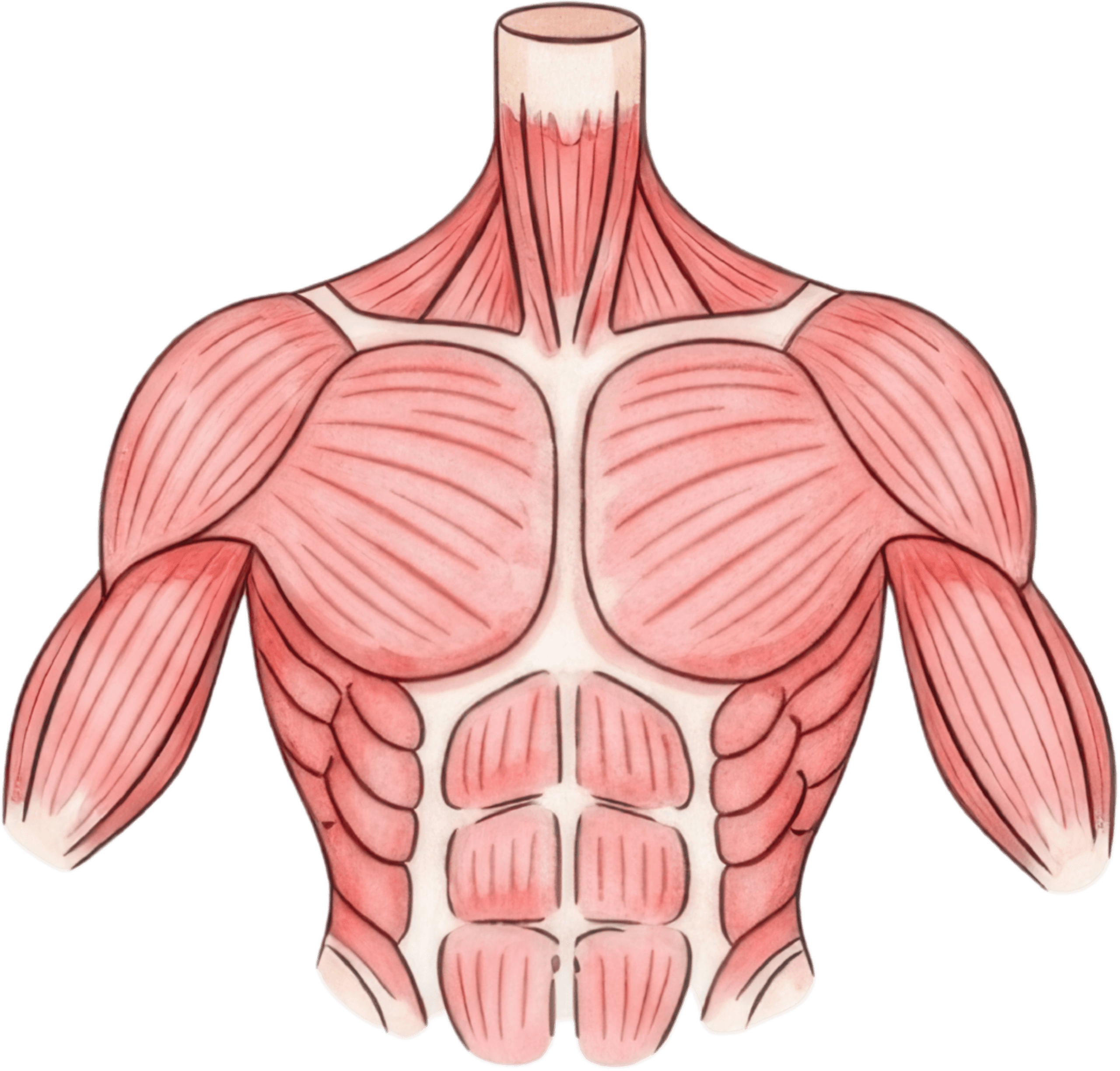 Human Muscle Anatomy Icon