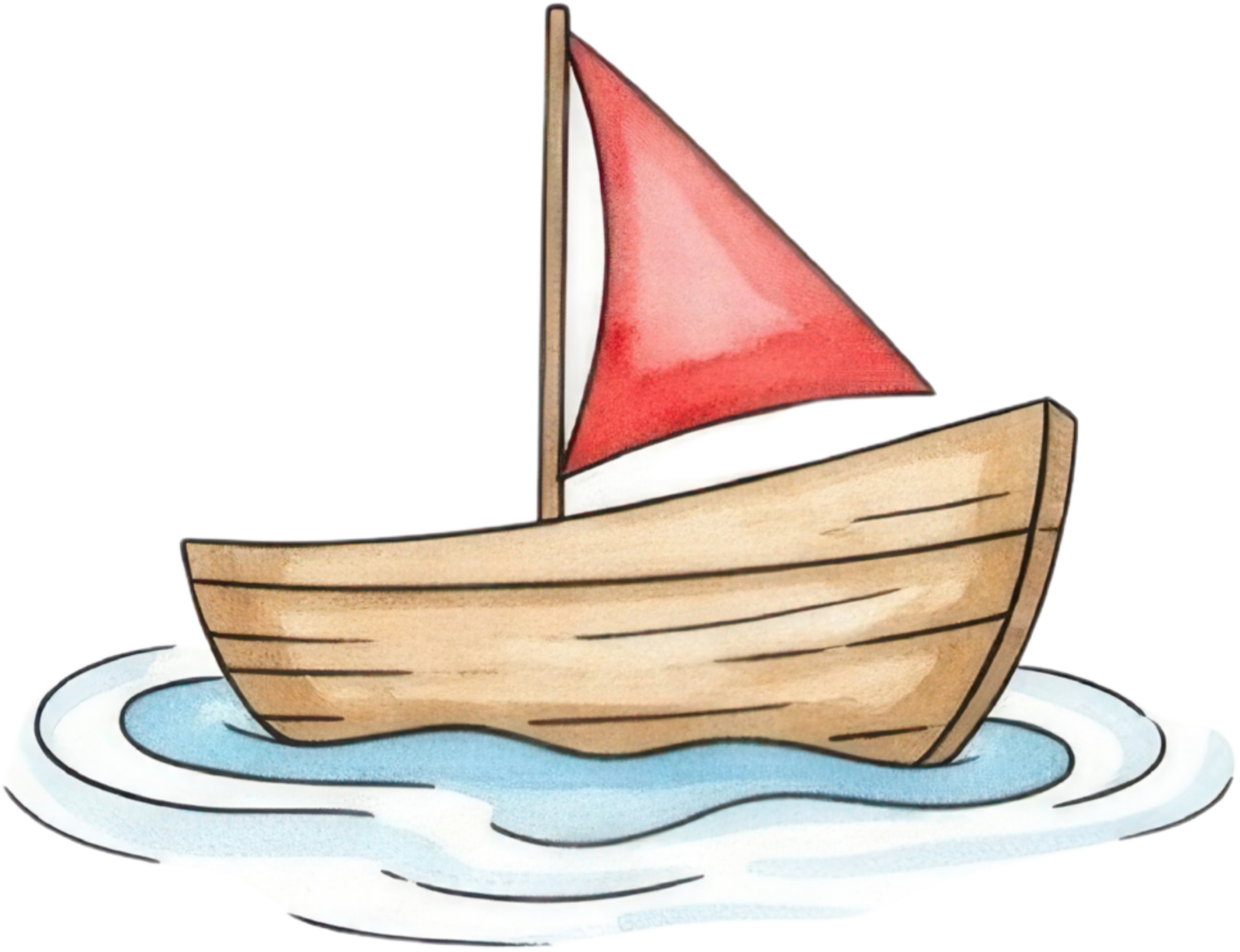 Paper Boat Water Icon