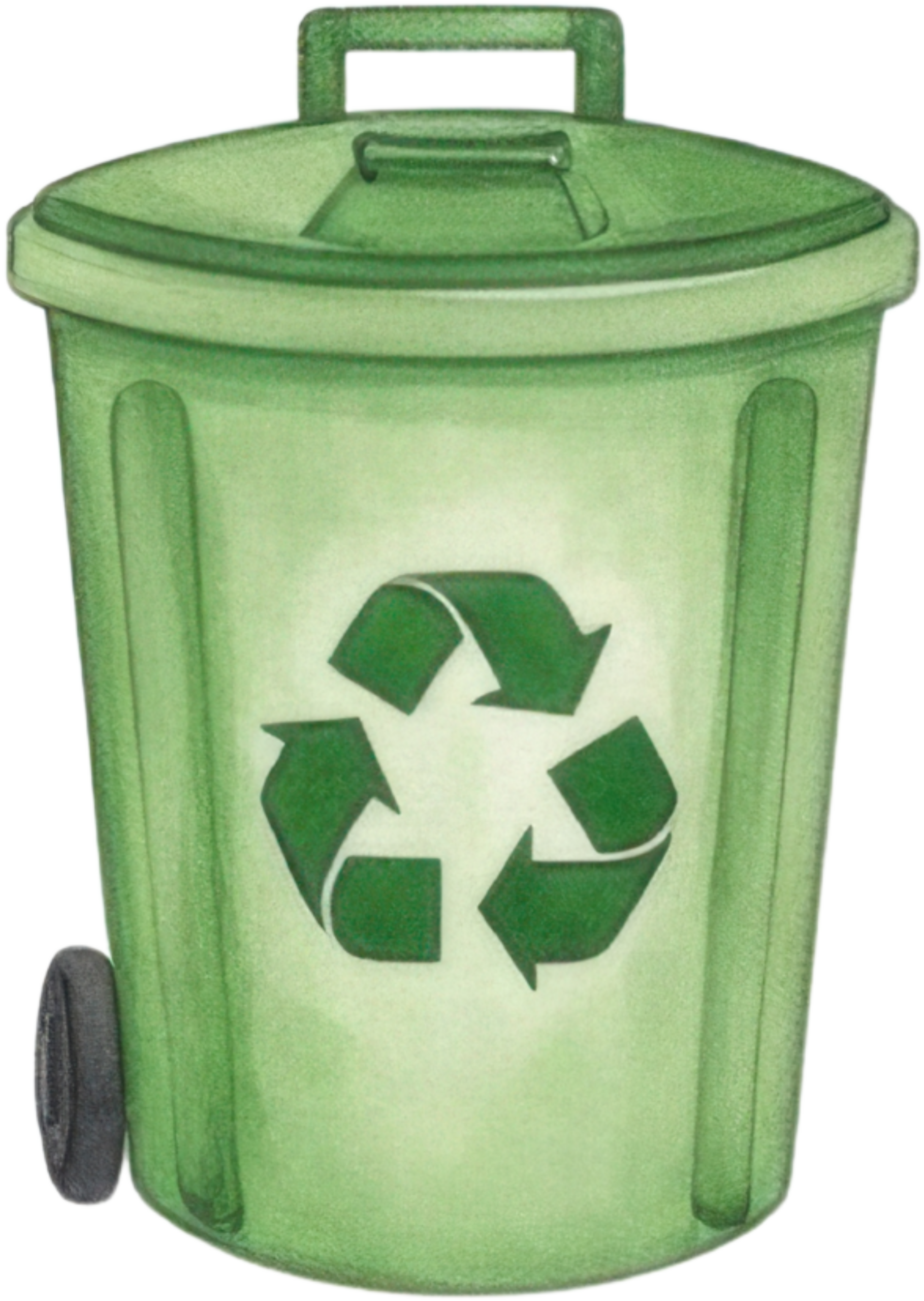Recycling Bin Green Icon