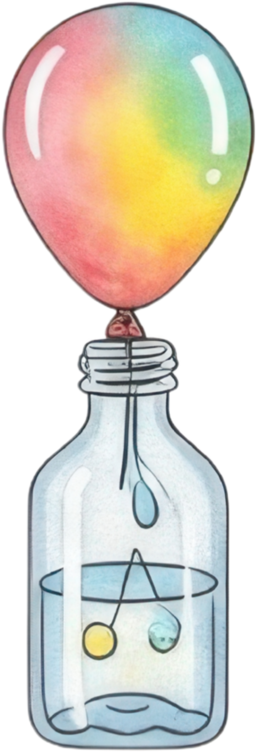 Science Bottle Experiment Icon