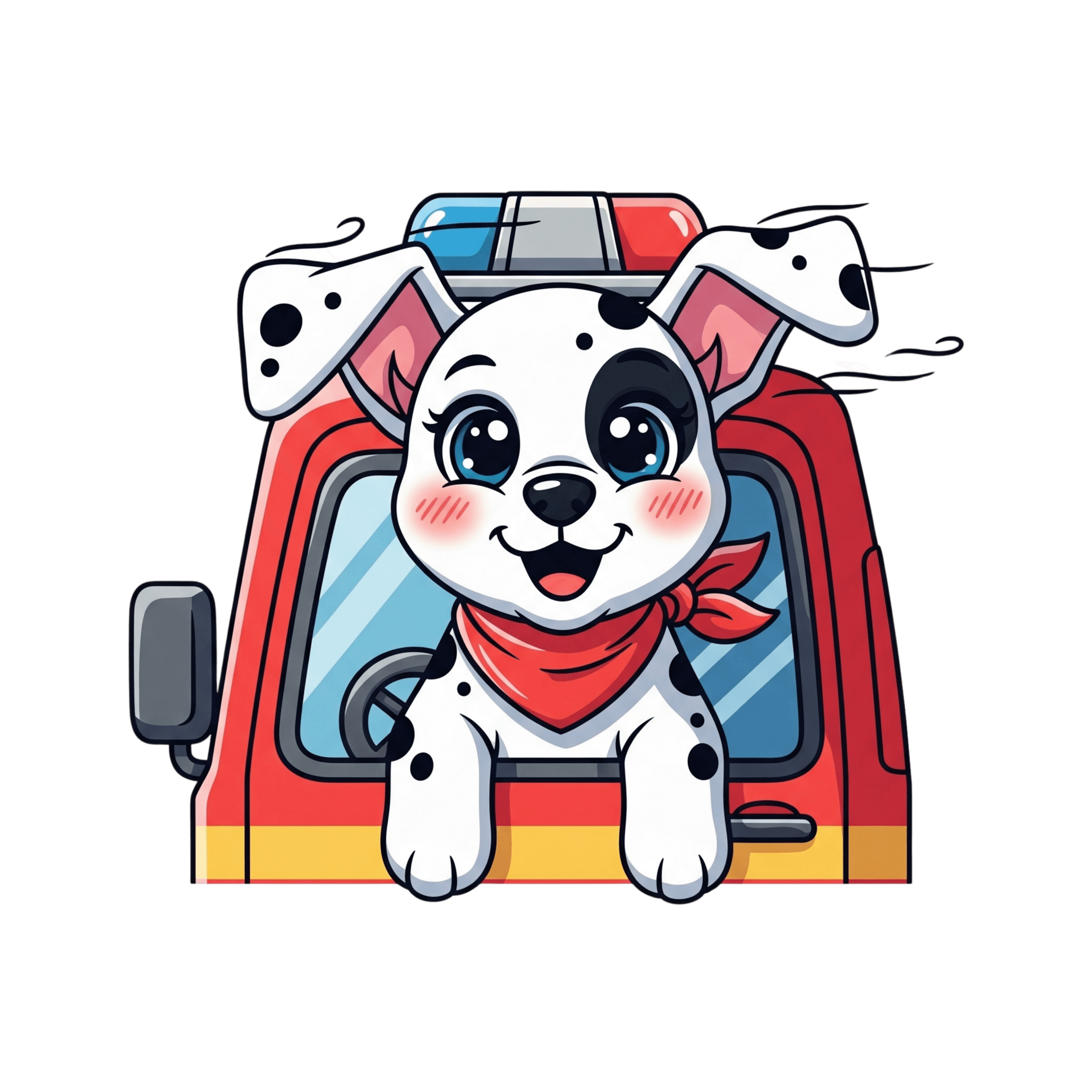 Dalmatian Firefighter