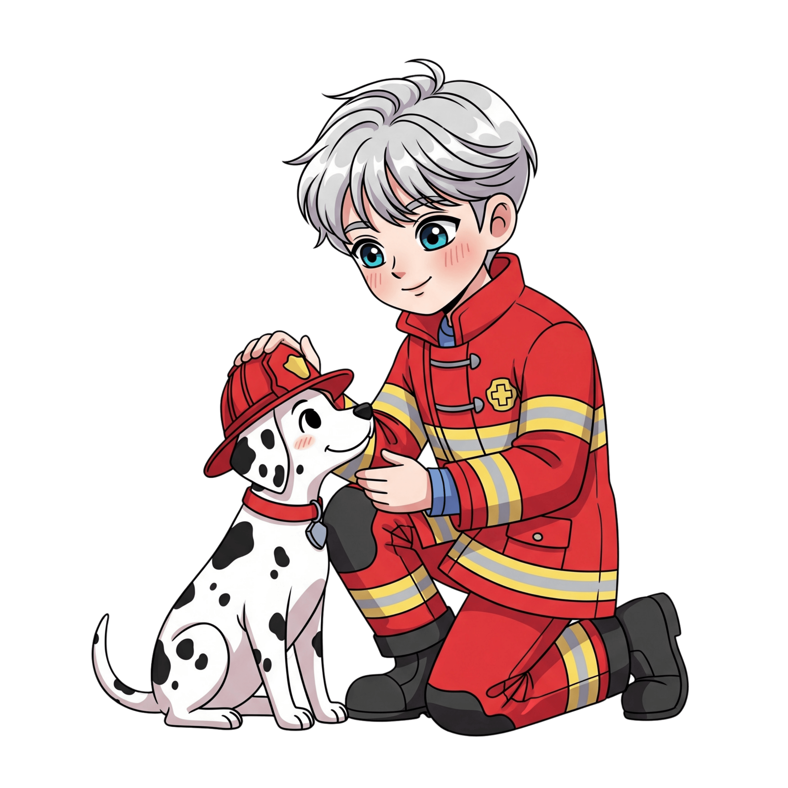 Firefighter Dog