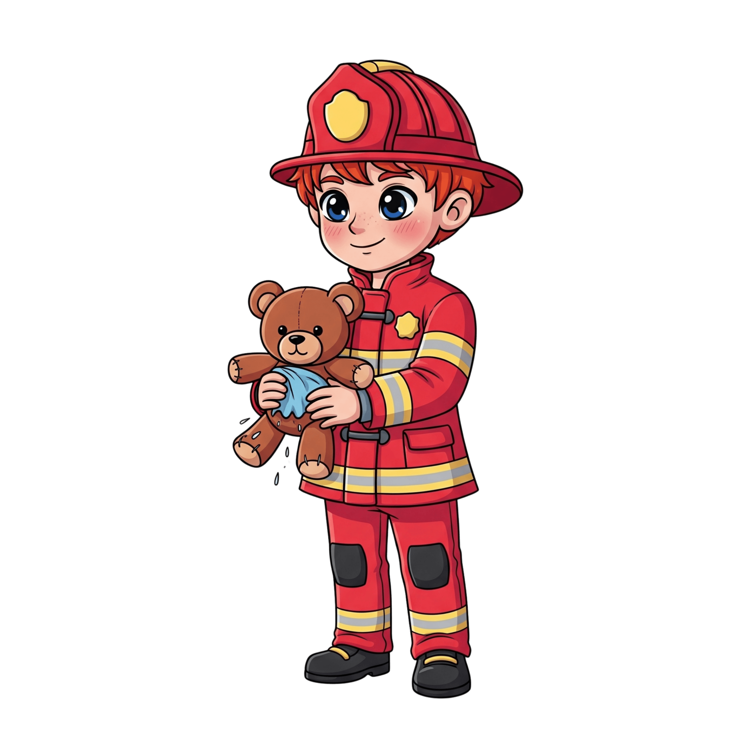 Firefighter Teddy