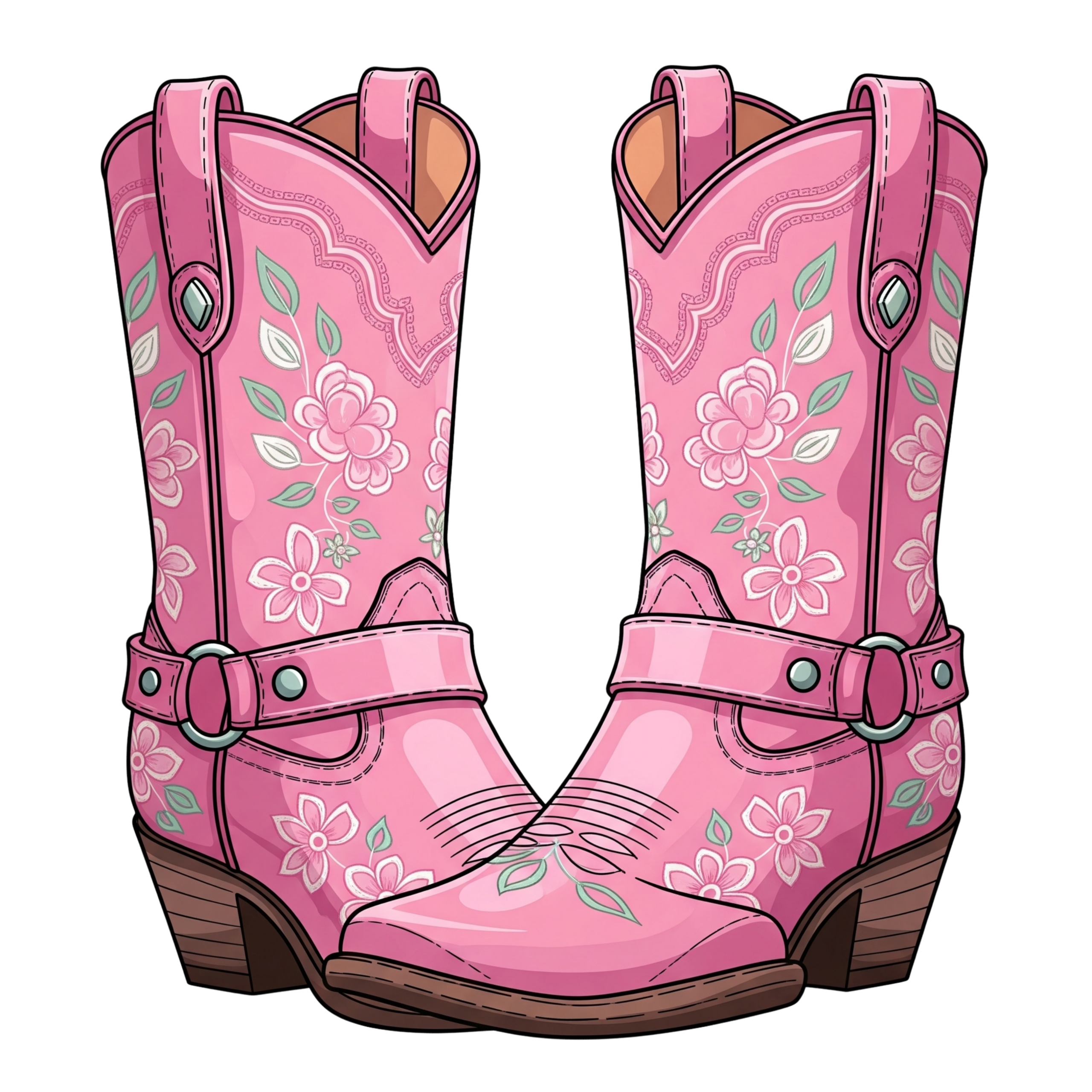 Pink Boots