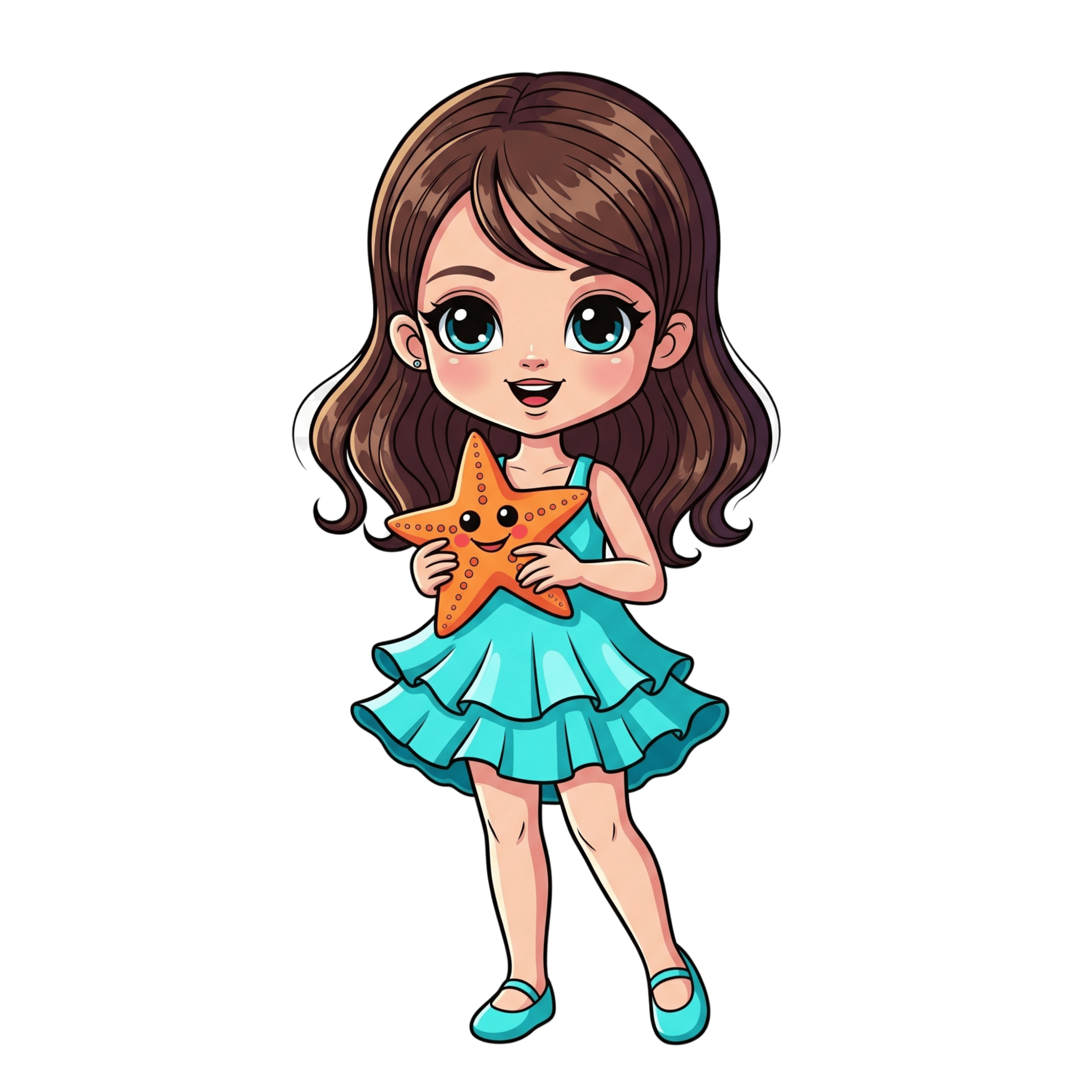 Blue Dress Girl