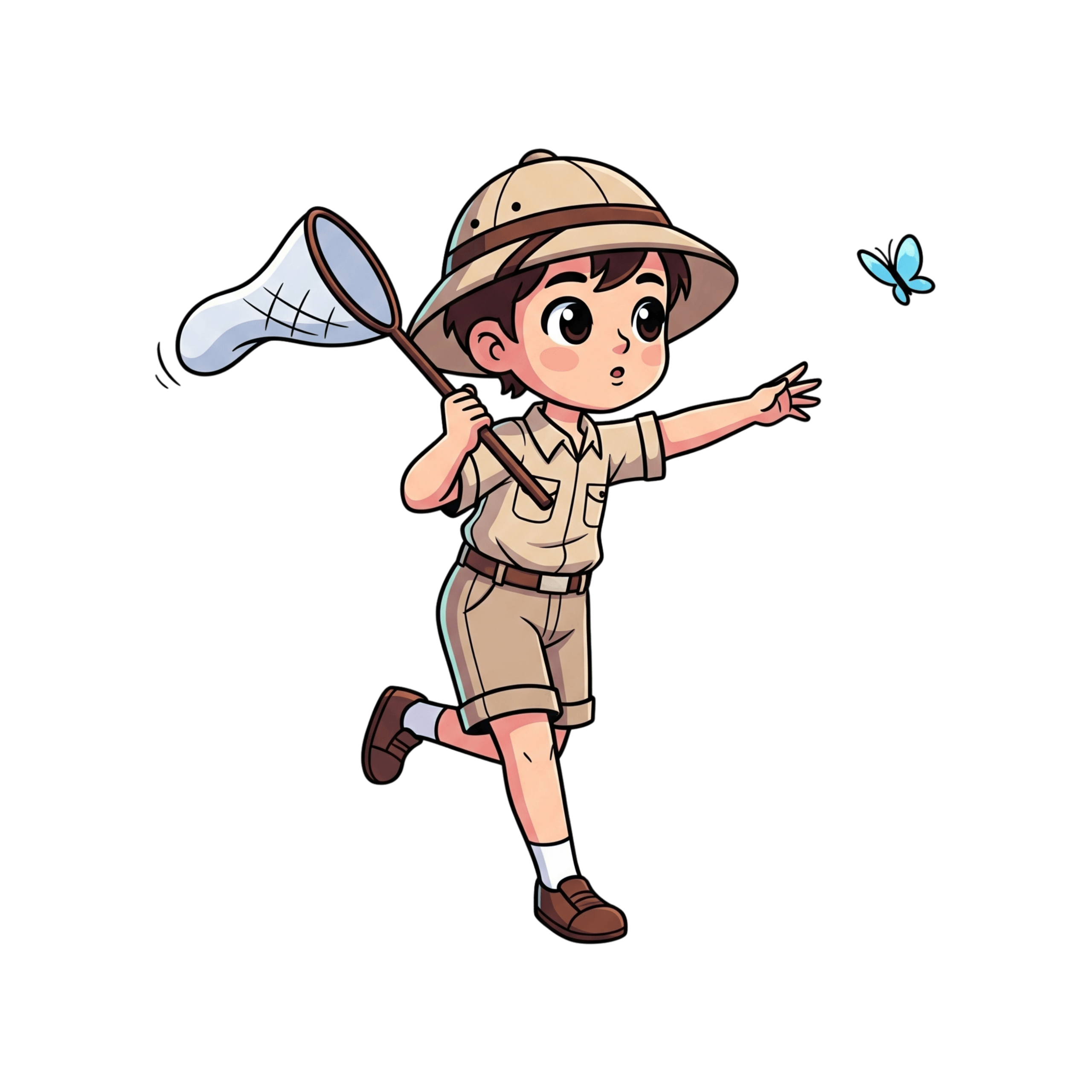 Butterfly Net Boy