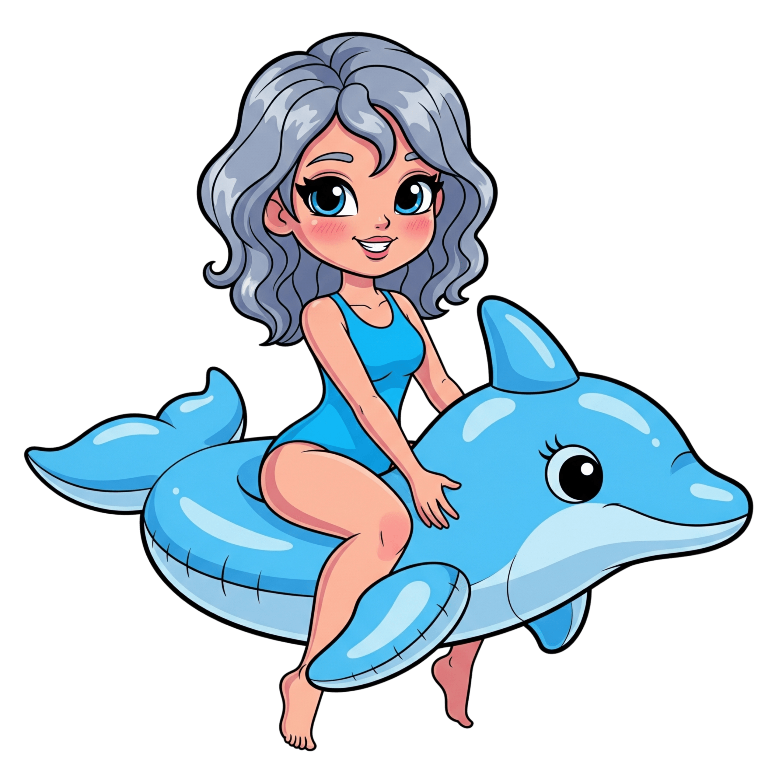 Dolphin Rider Girl