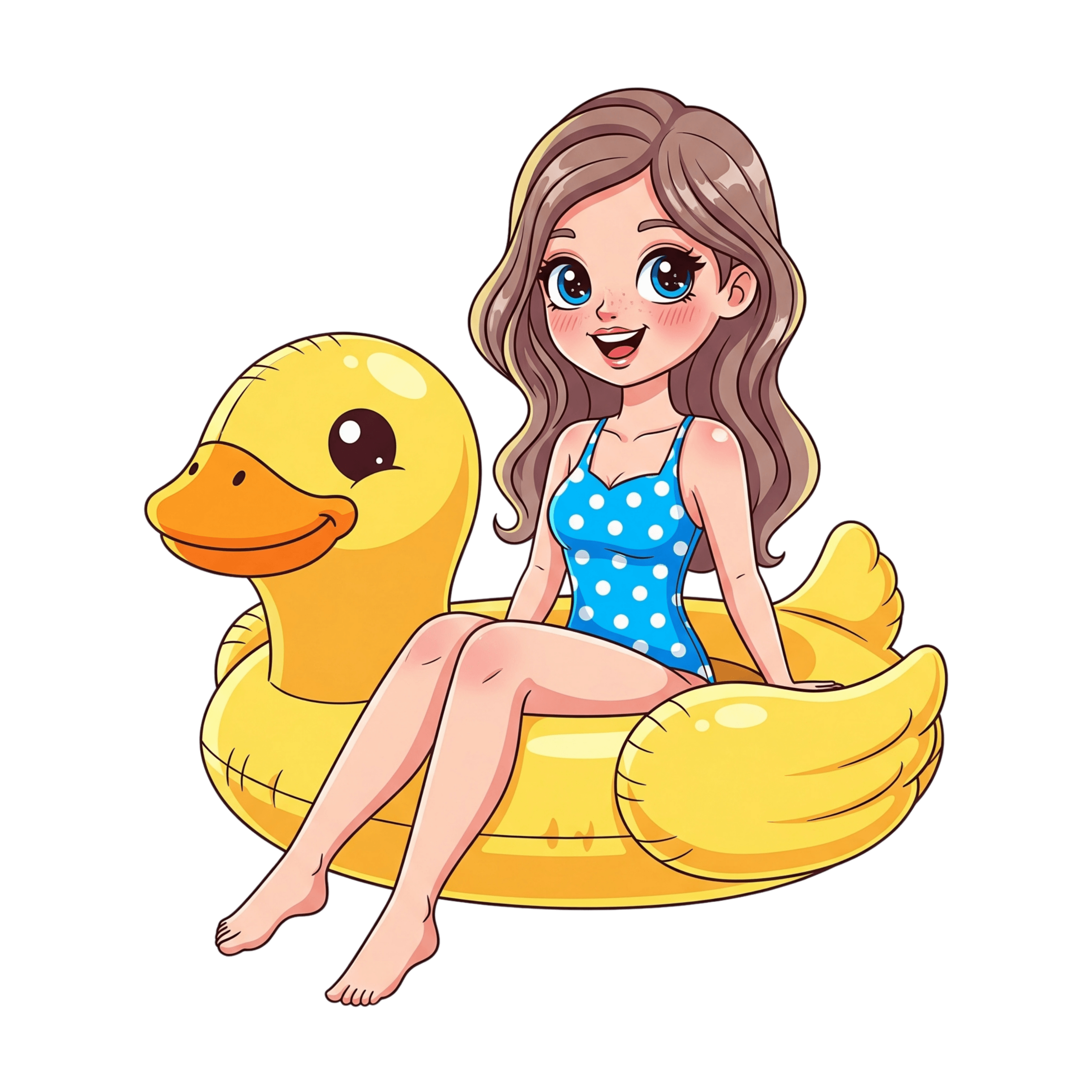 Duck Ride Girl