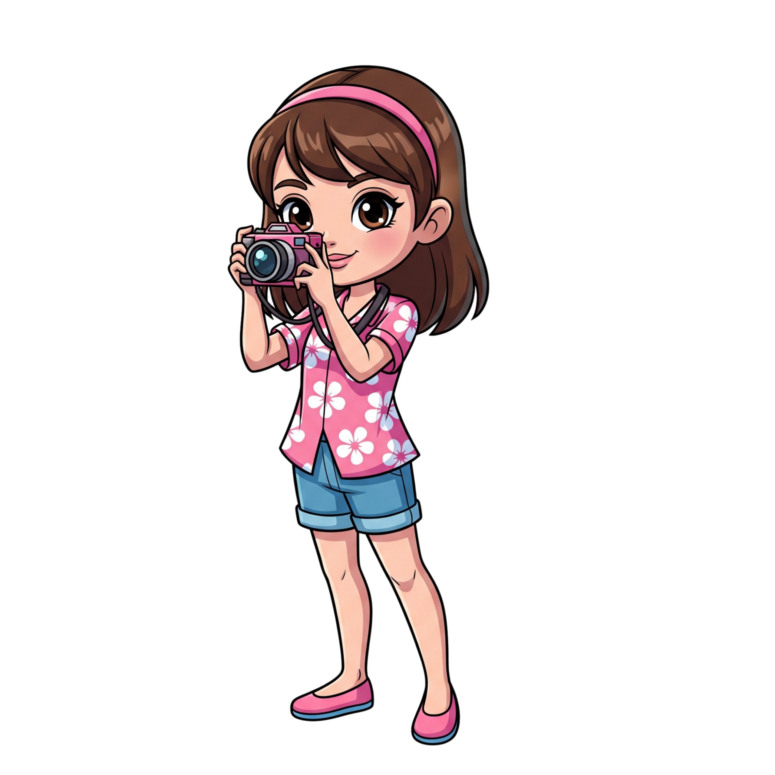 Pink Top Girl
