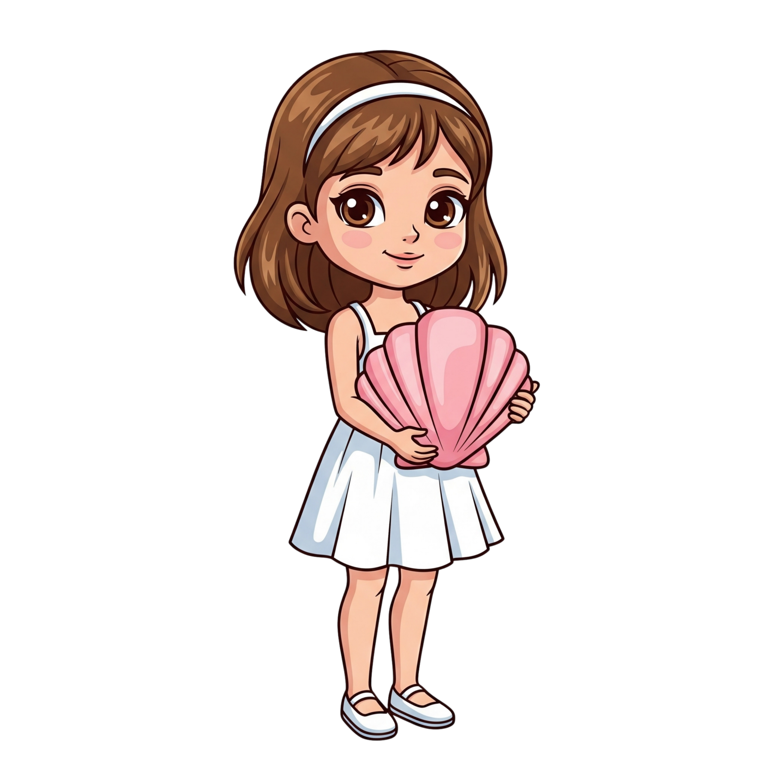 Shell Dress Girl