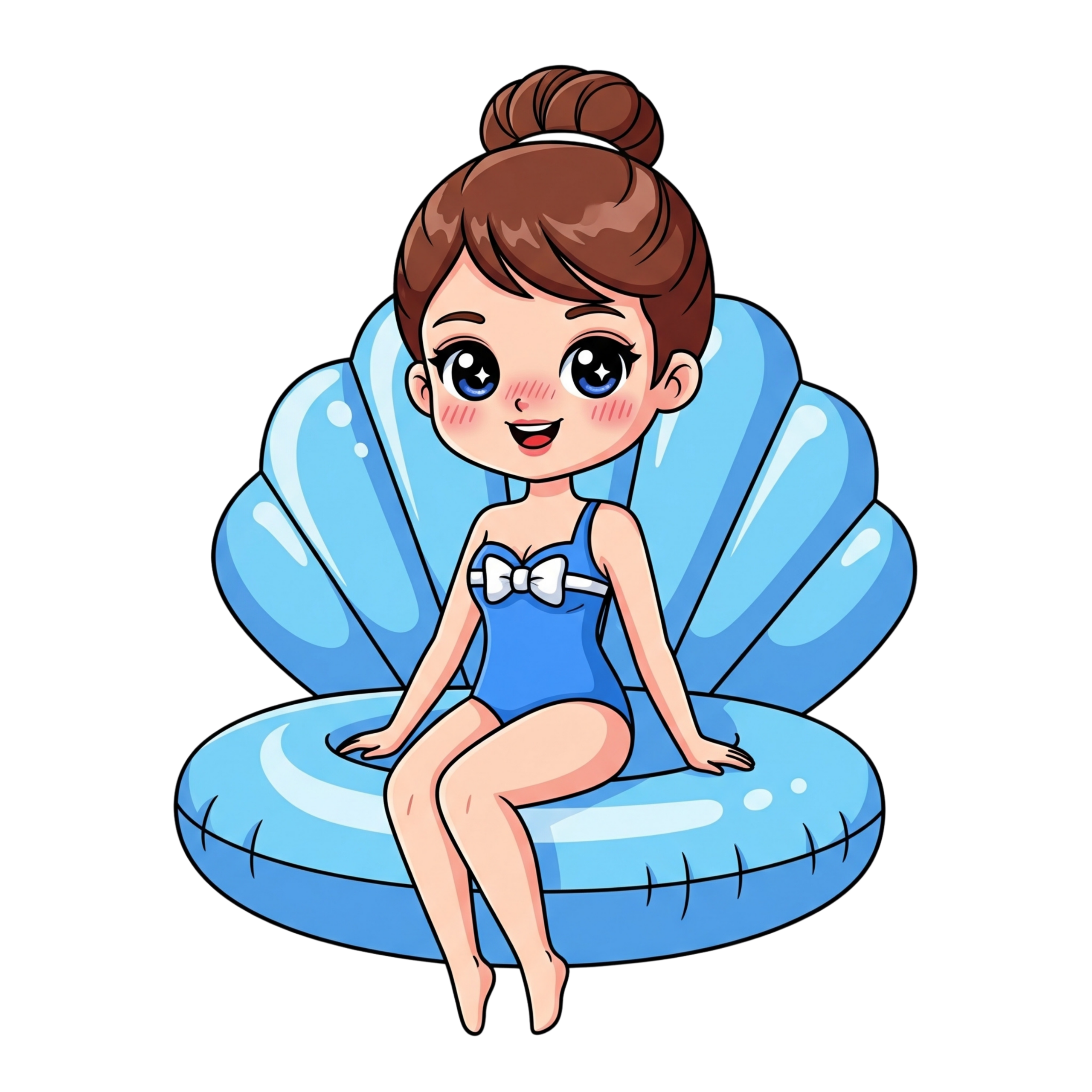 Shell Float Girl