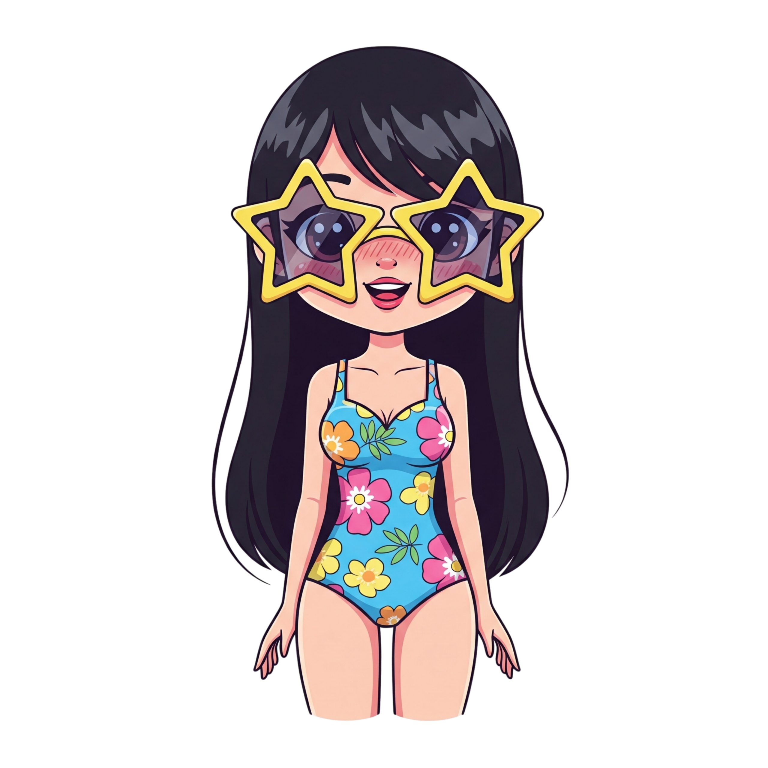 Star Glasses Girl