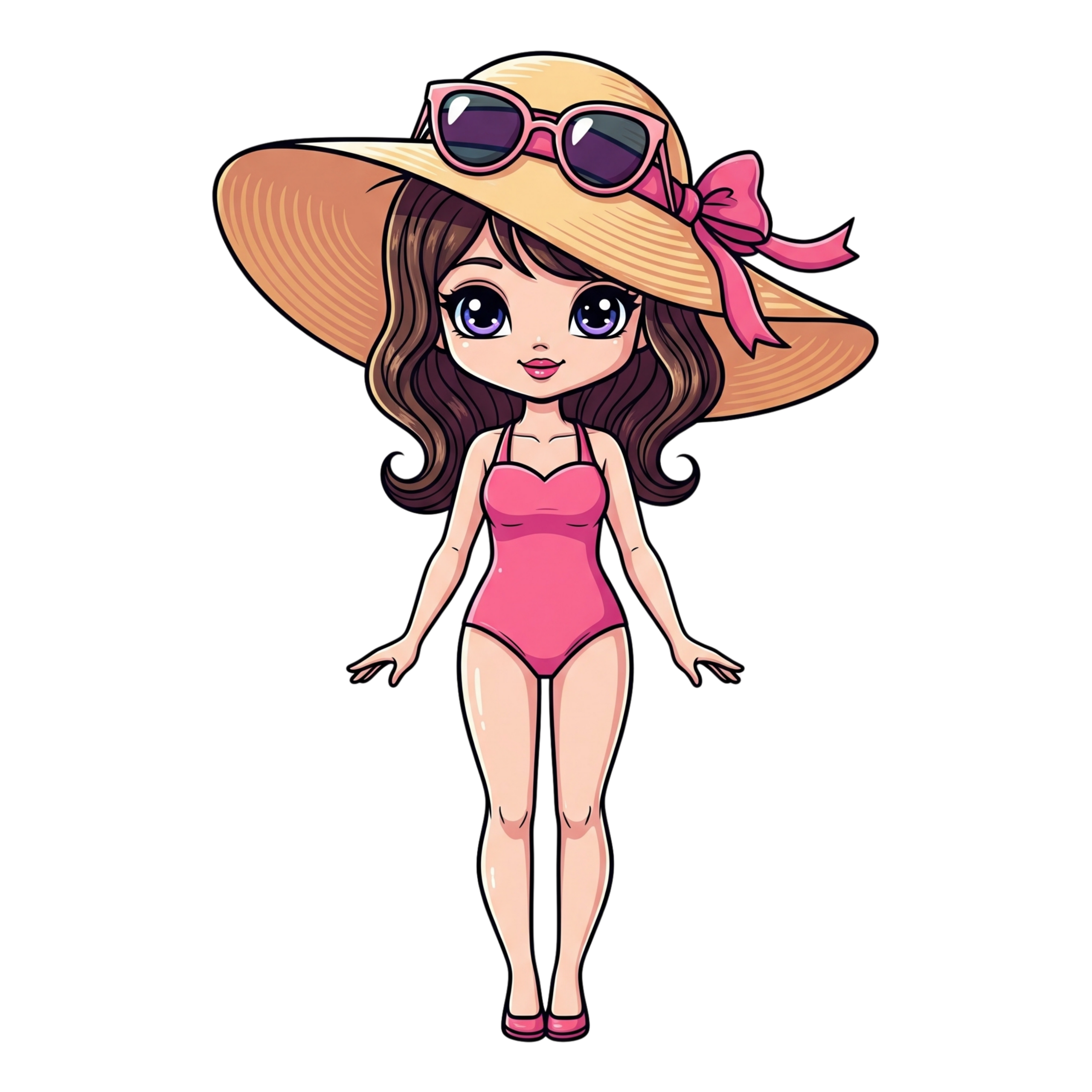 Sunhat Fashion Girl