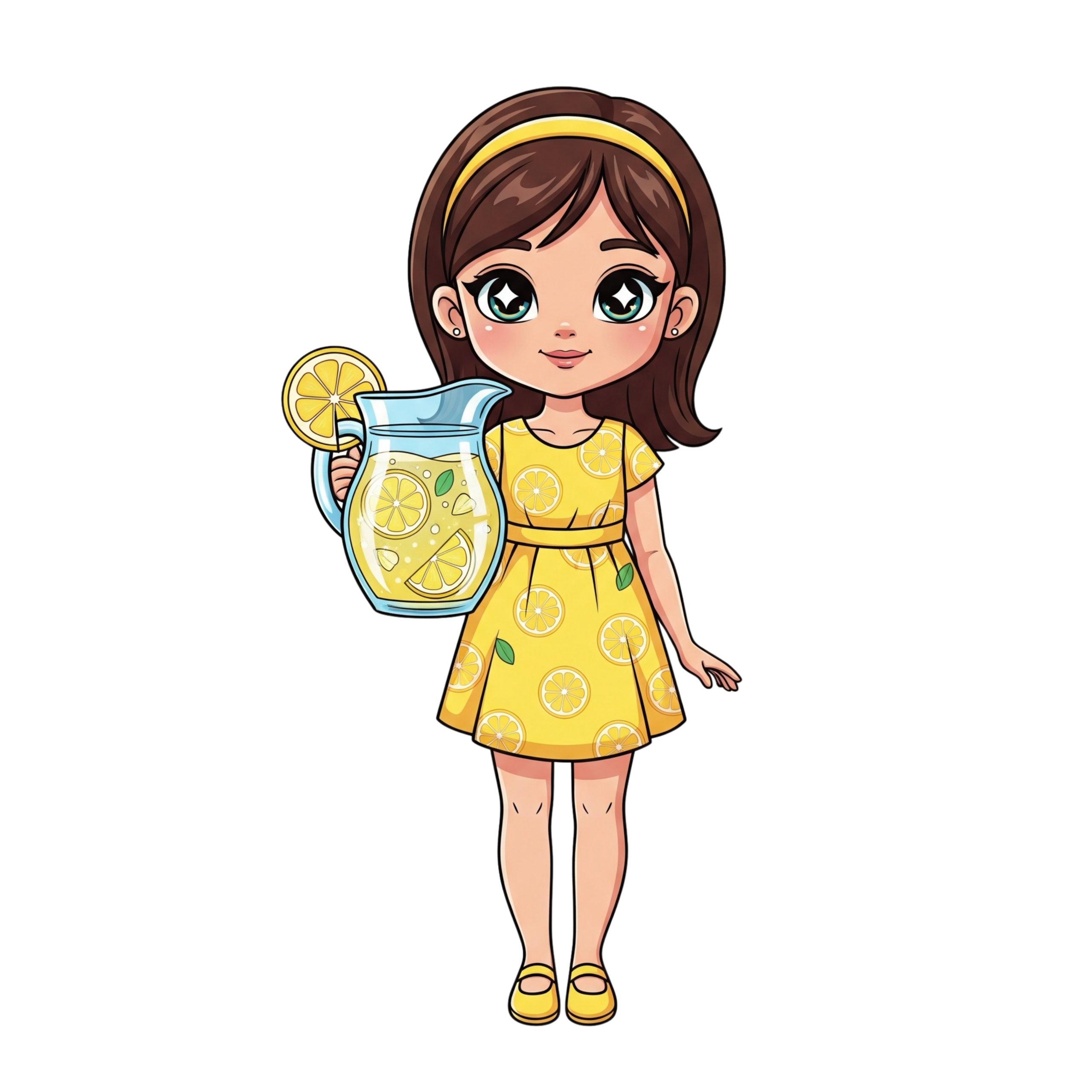 Yellow Dress Girl