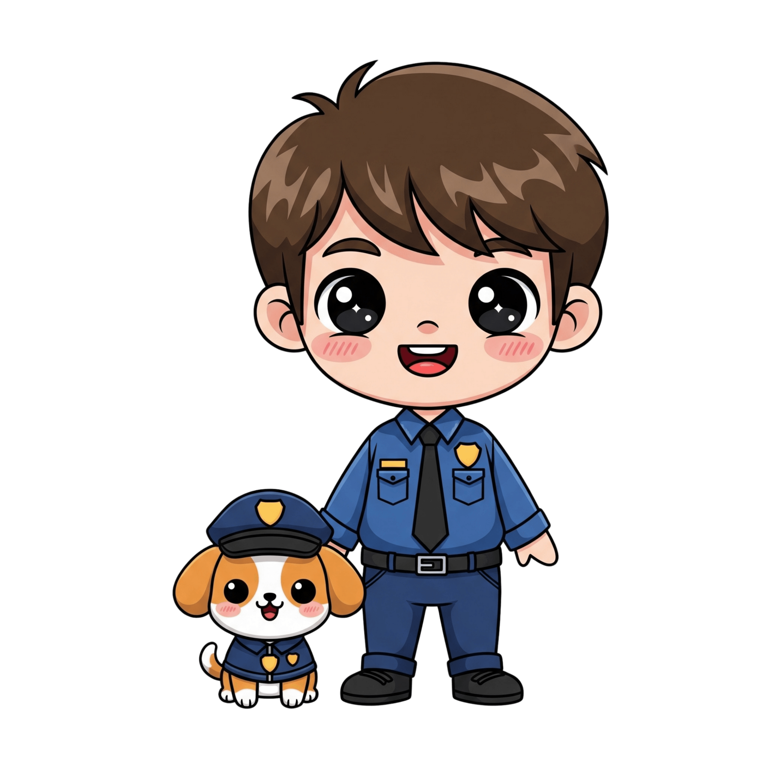 Boy With Dog
