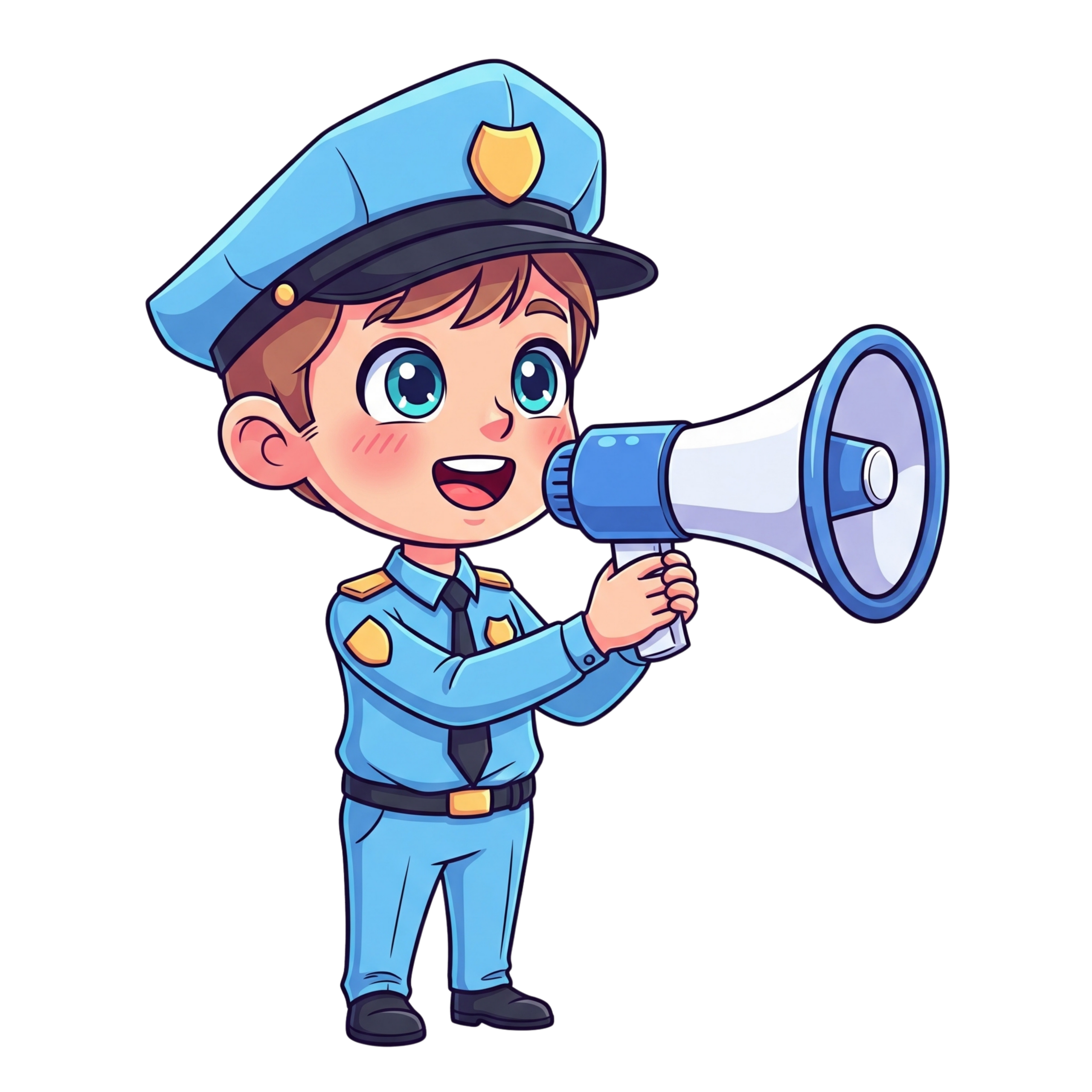 Megaphone Officer