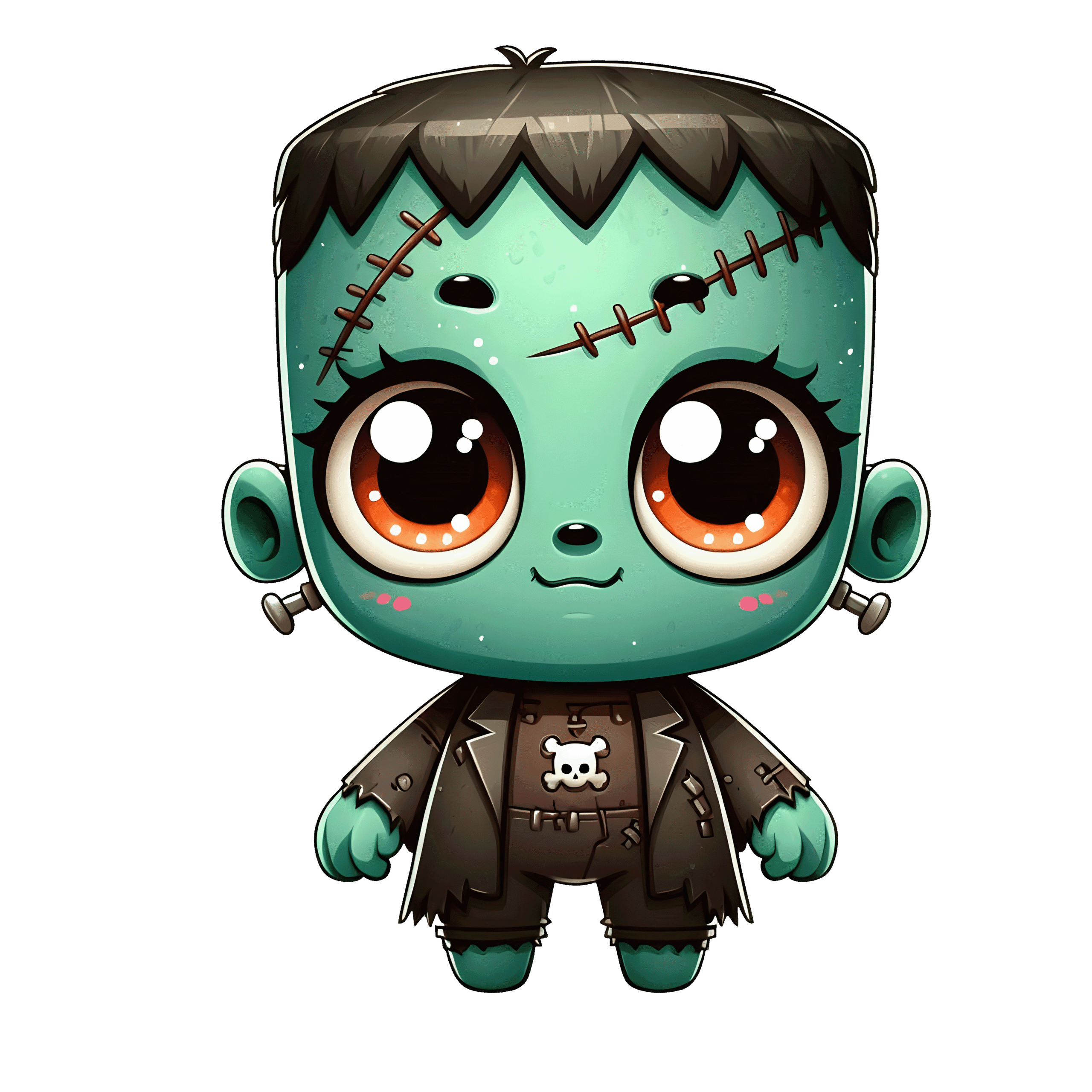 Halloween Cute Frankenstein