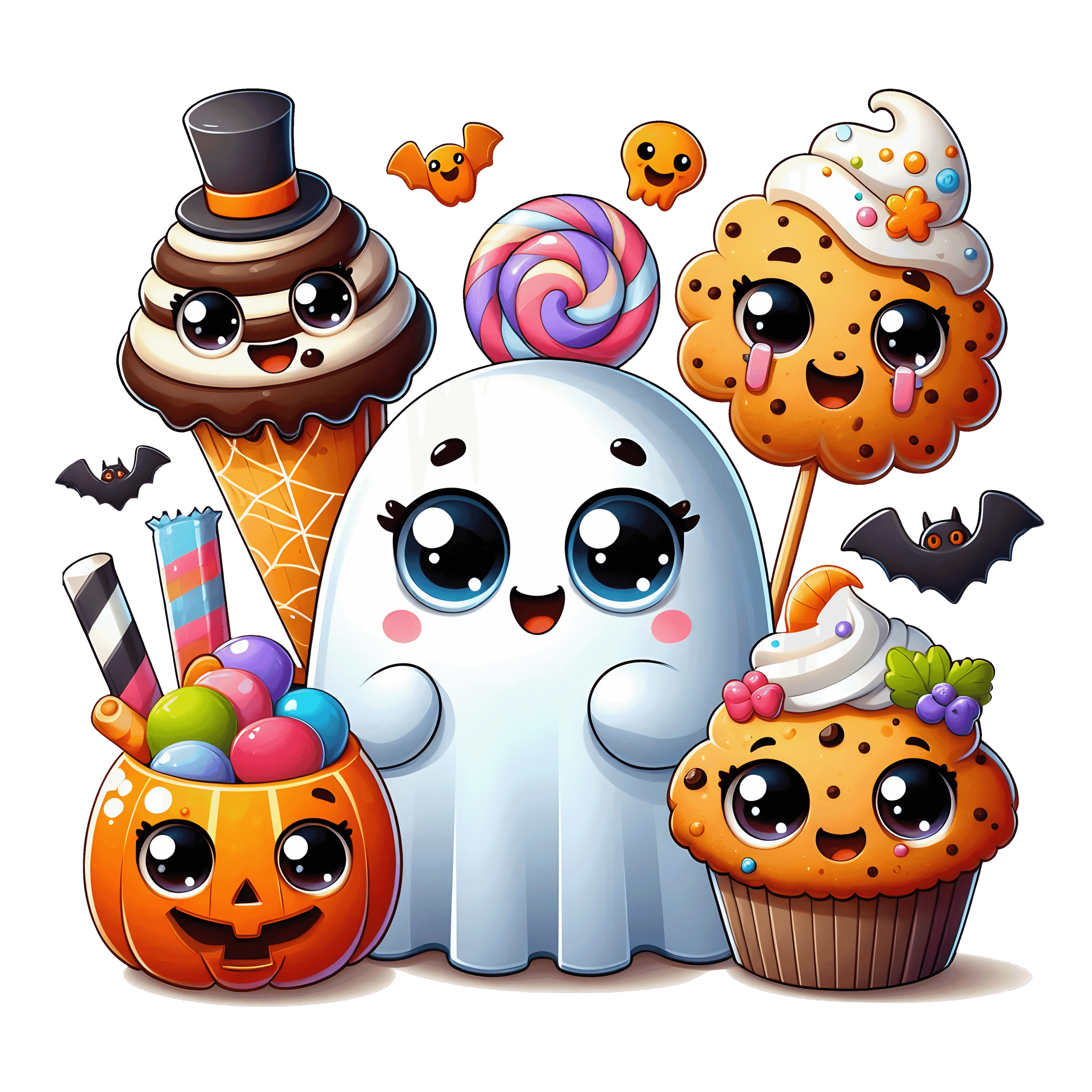 Halloween Cute Ghost Candy