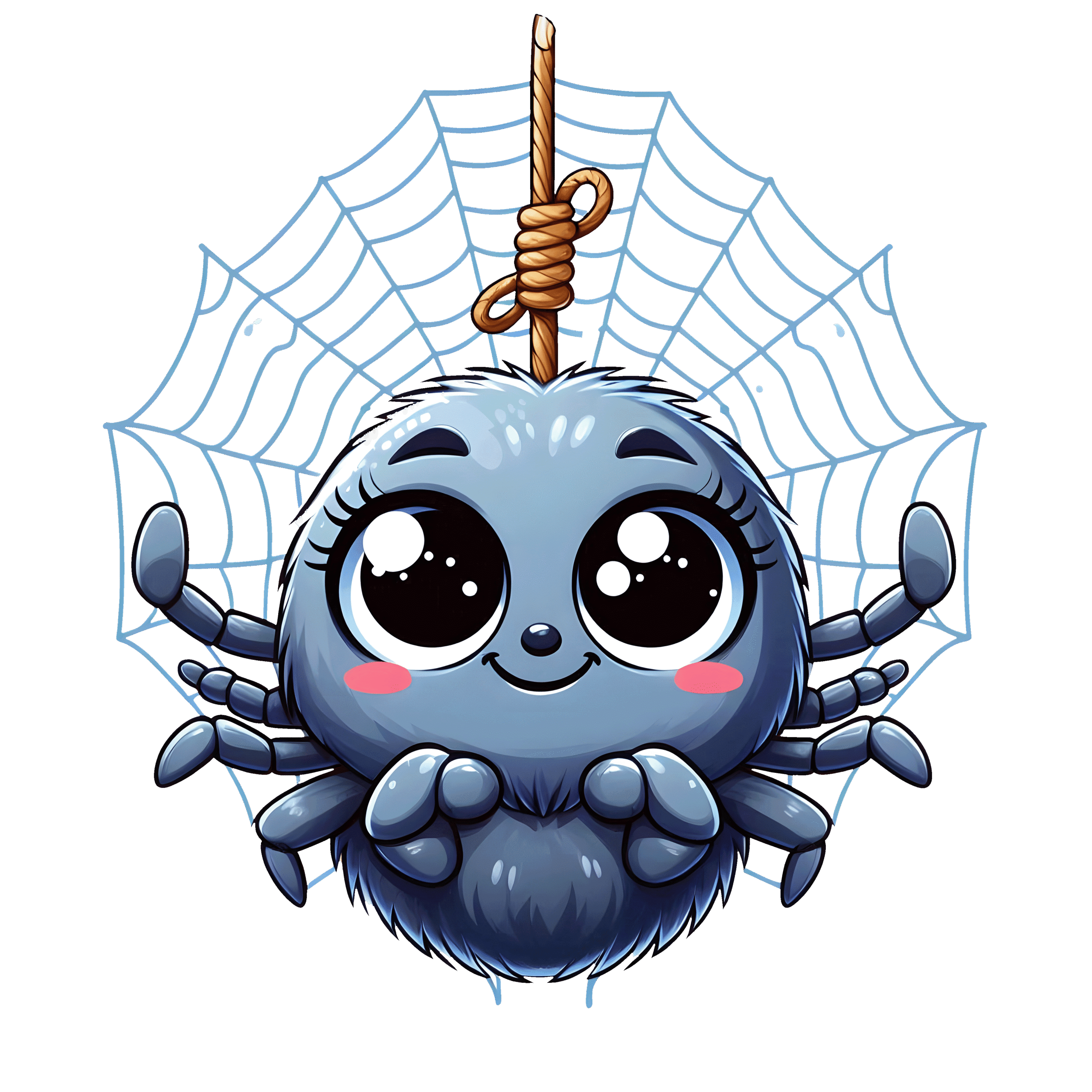 Halloween Cute Spider Web