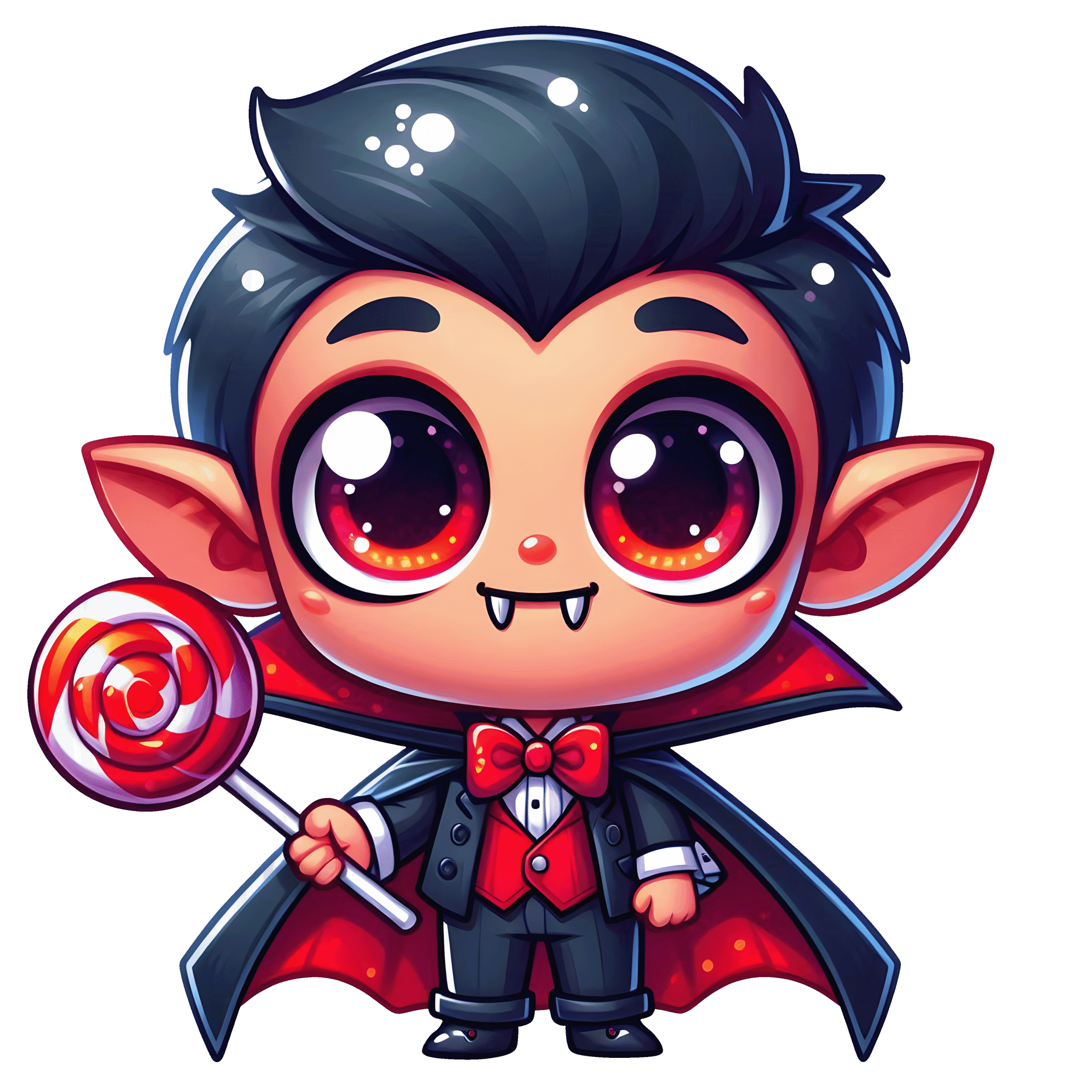 Halloween Cute Vampire Lollipop