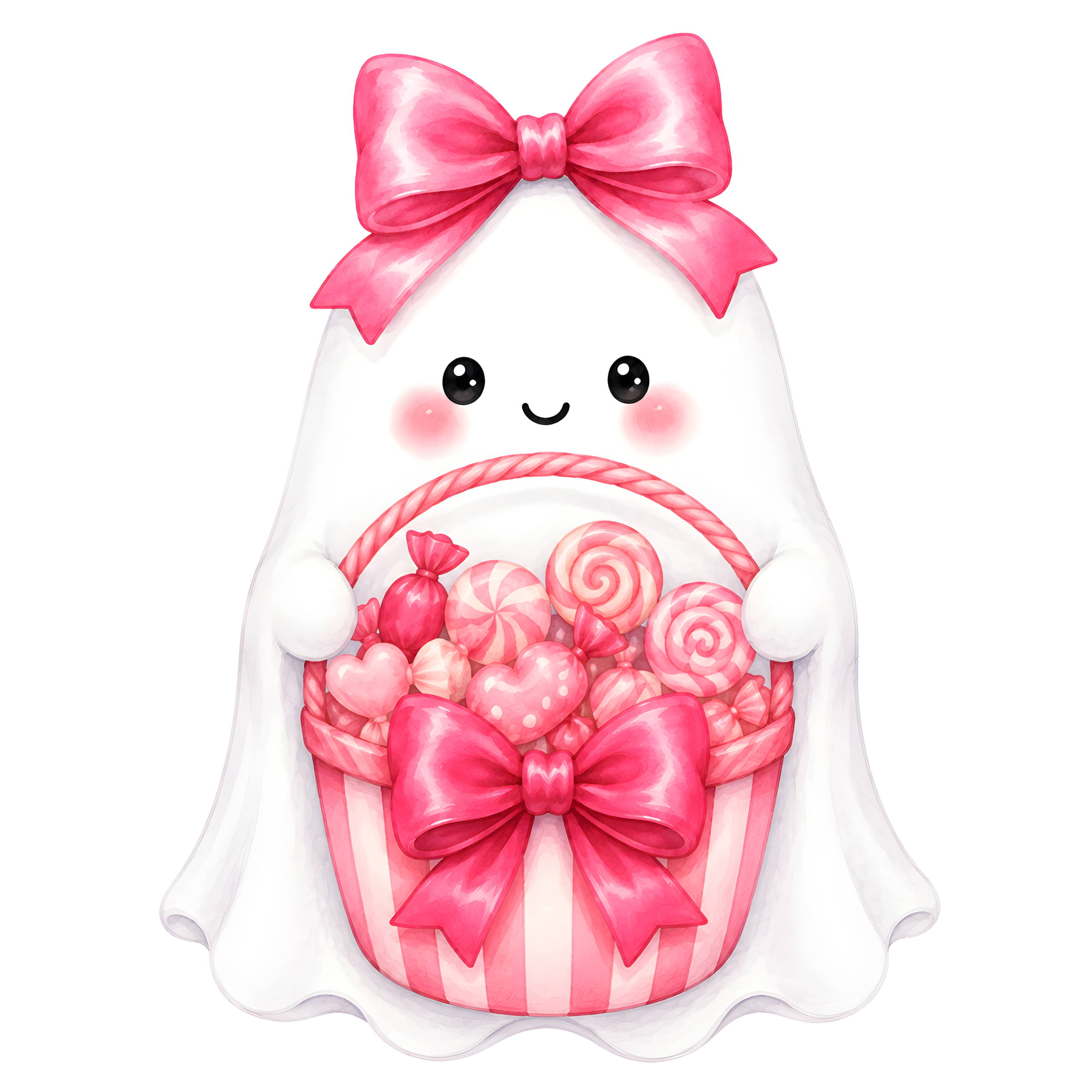 Halloween Ghost Pink Candy Gift