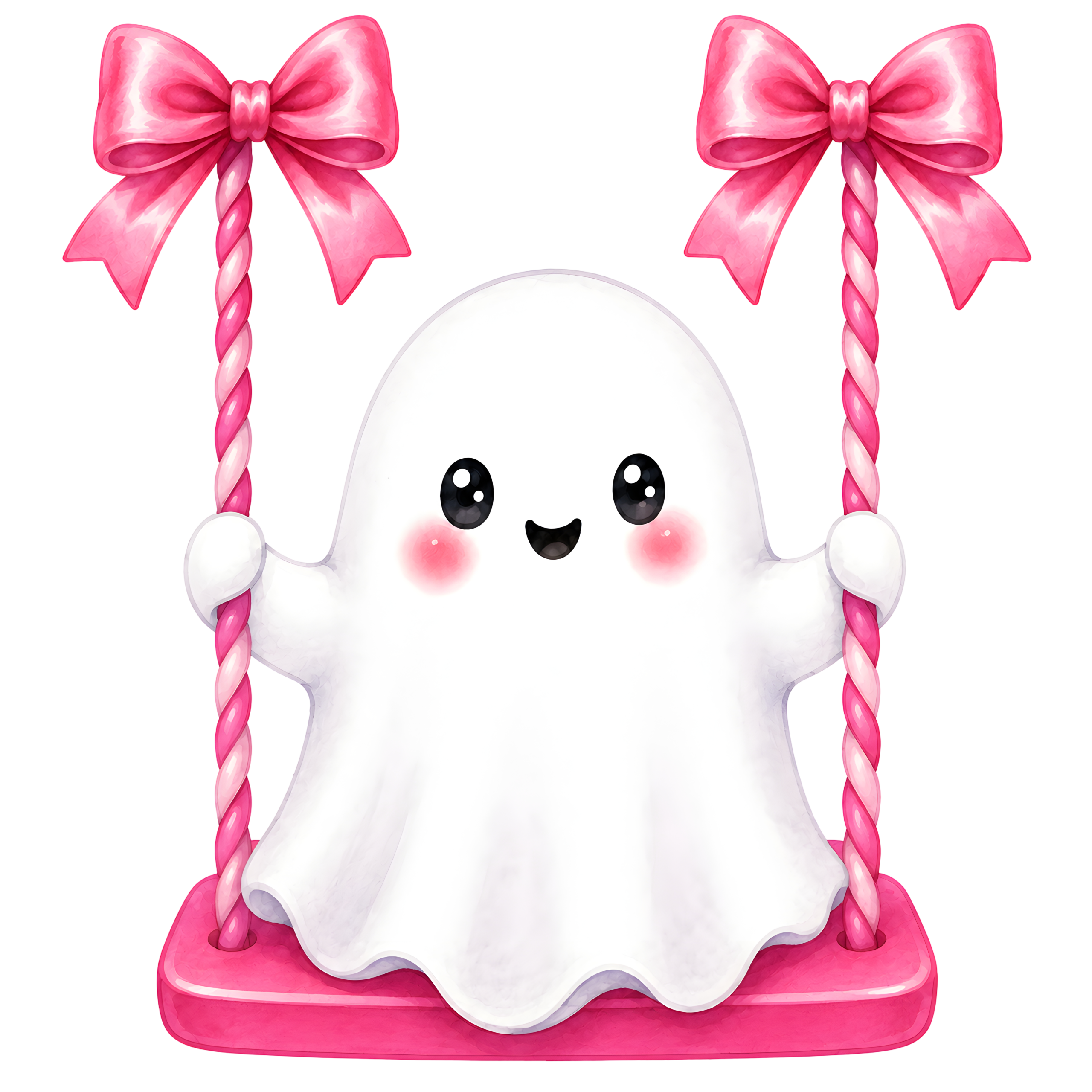 Halloween Ghost Pink Swing