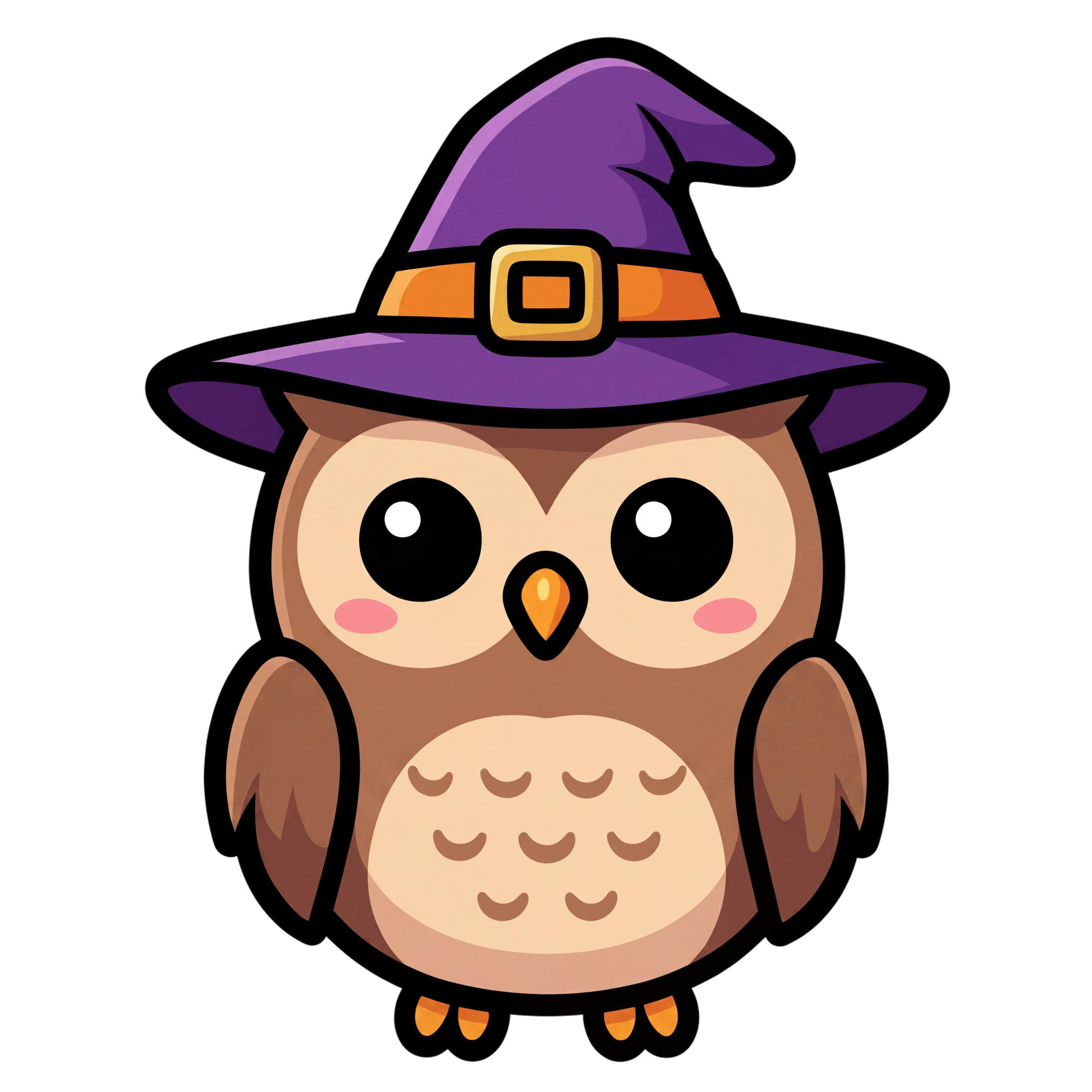 Halloween Owl Witch Hat