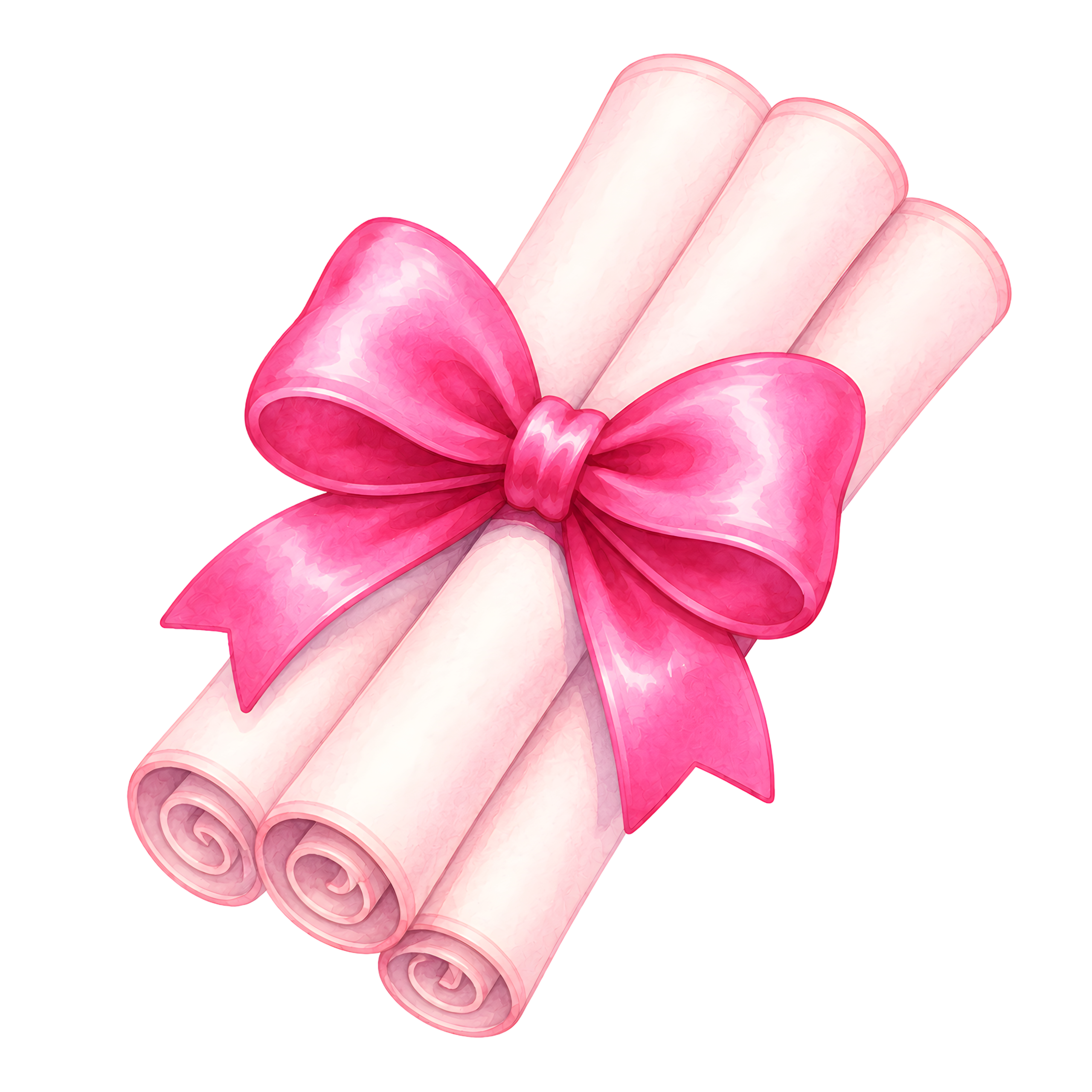 Halloween Pink Scrolls Bow