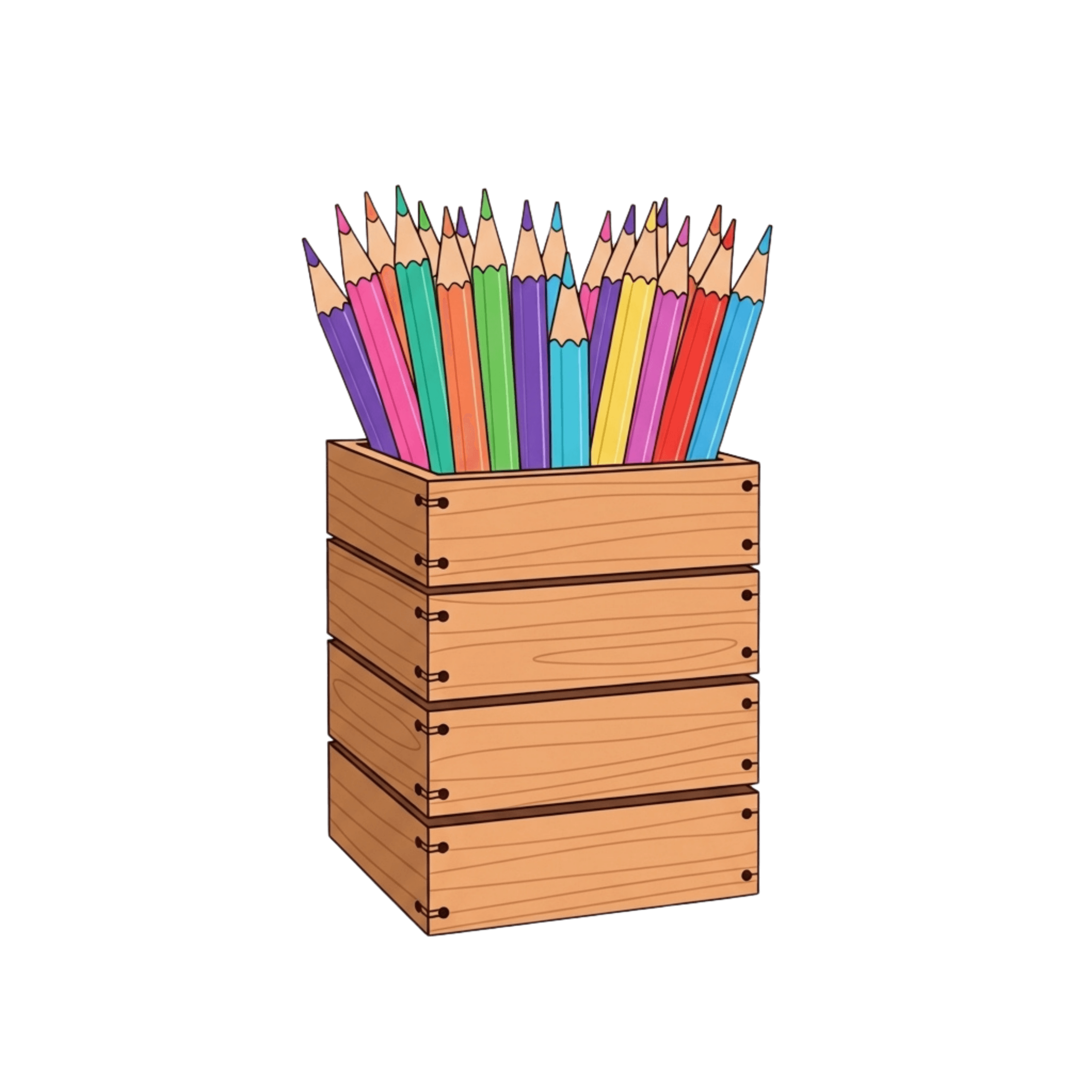 Colored Pencil Box