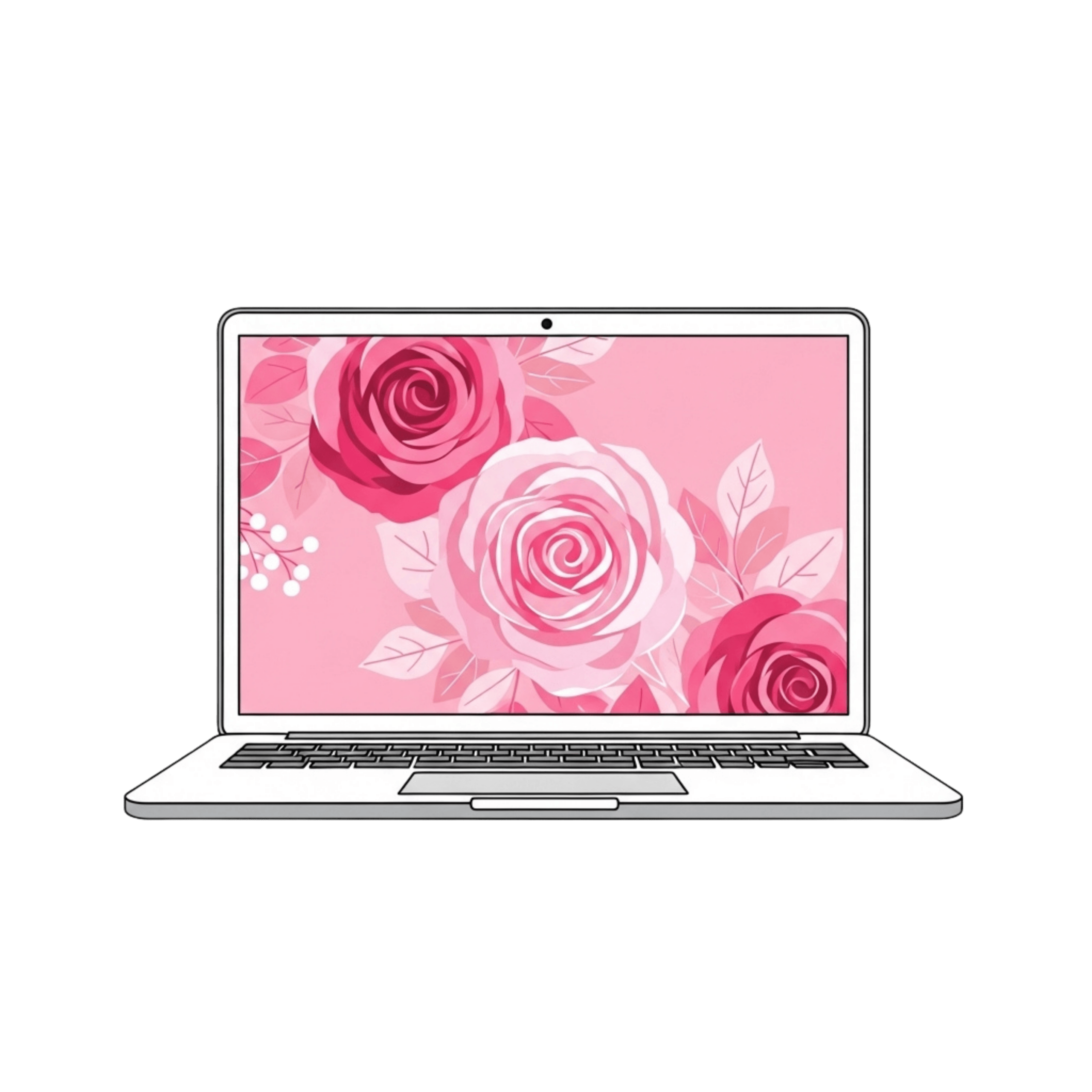 Cute Laptop Design