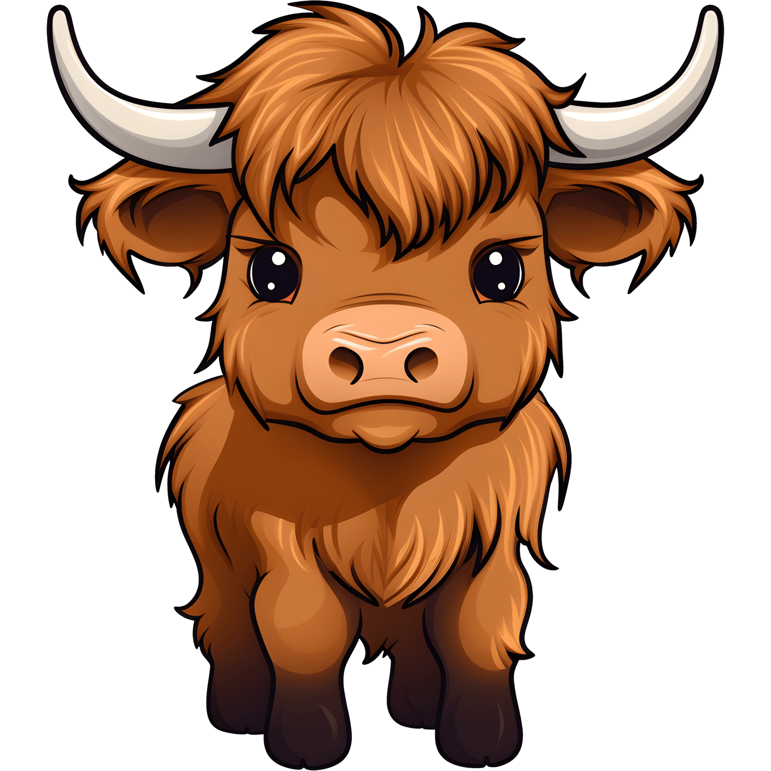 Cute Baby Bison