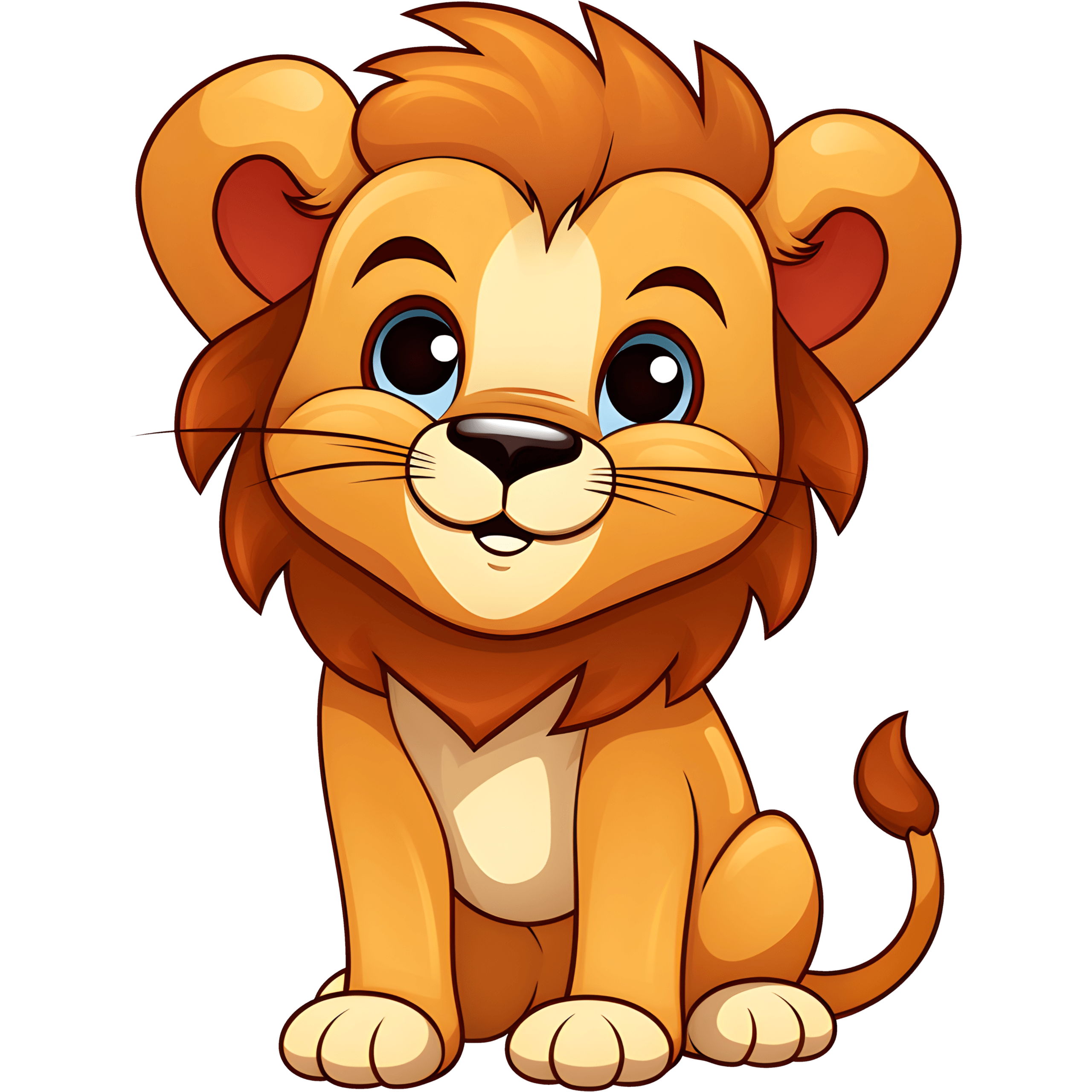 Cute Baby Lion