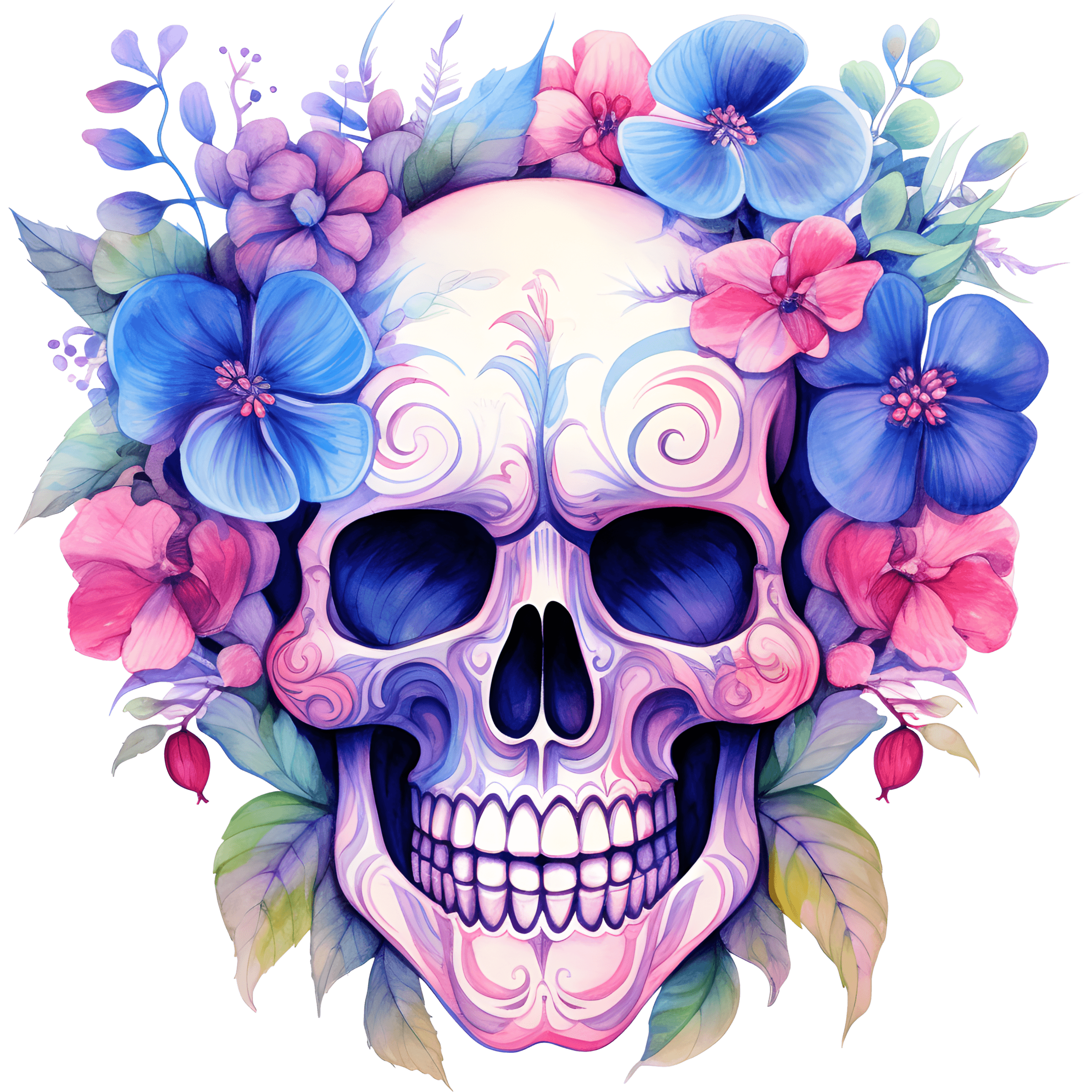Floral Sugar Skull