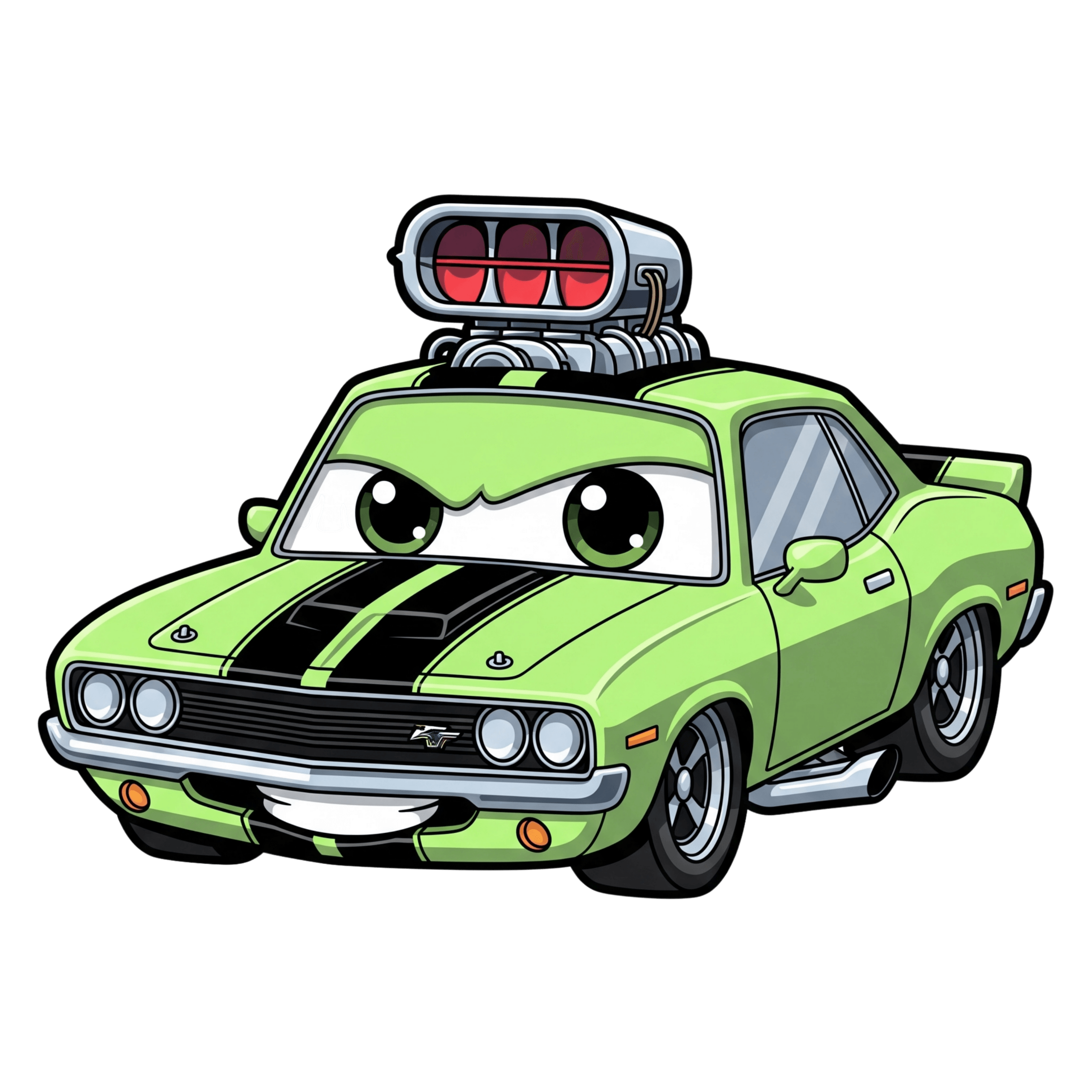 Blue Modern Luxury Car