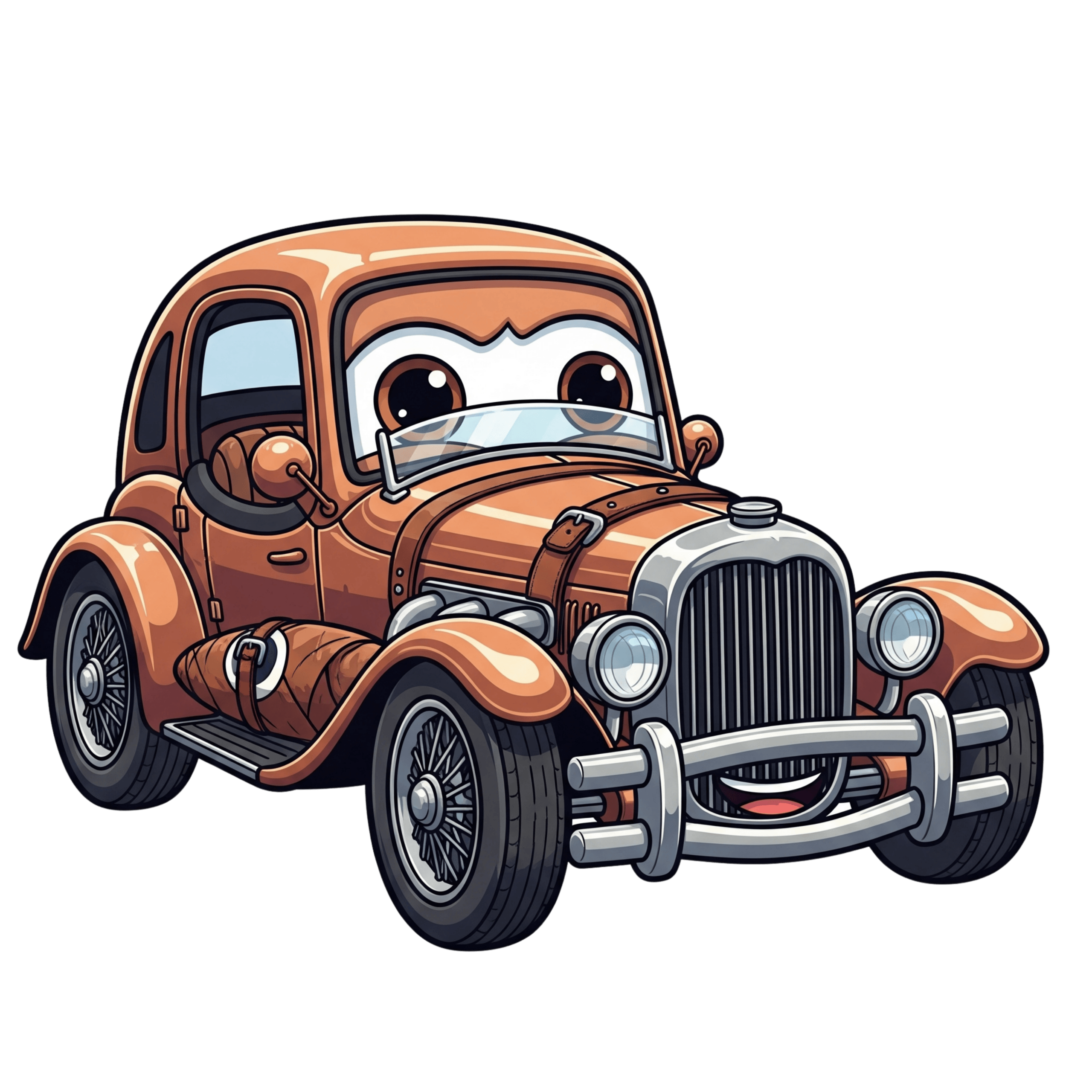 Brown Oldtimer Classic Car