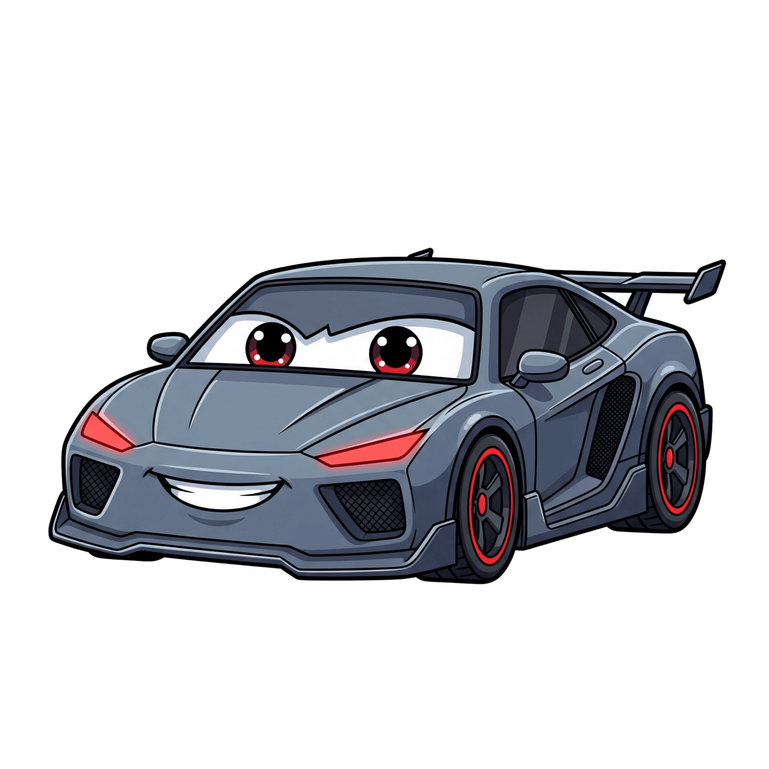 Grey Modern Super Car