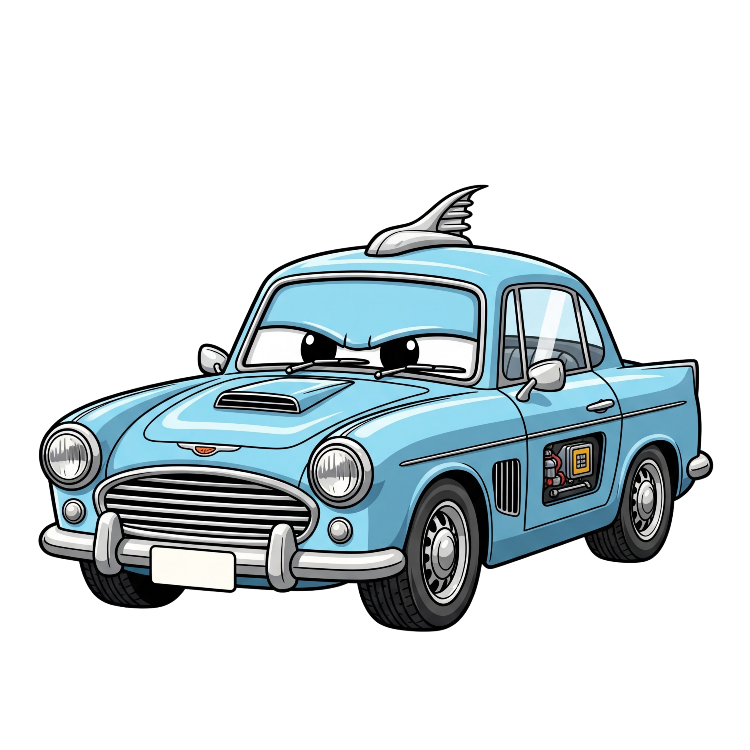 Light Blue Classic Car