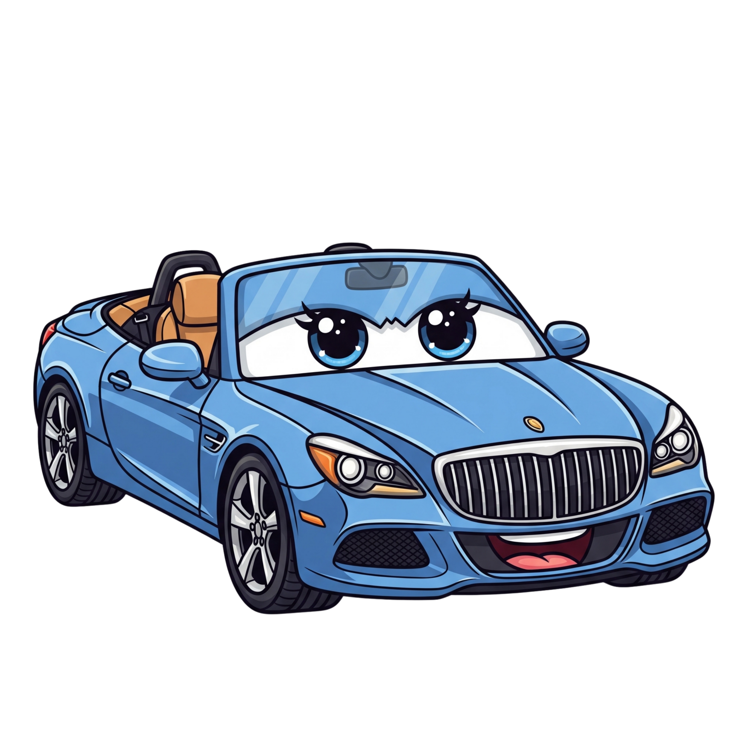 Pink Fast Racing Car