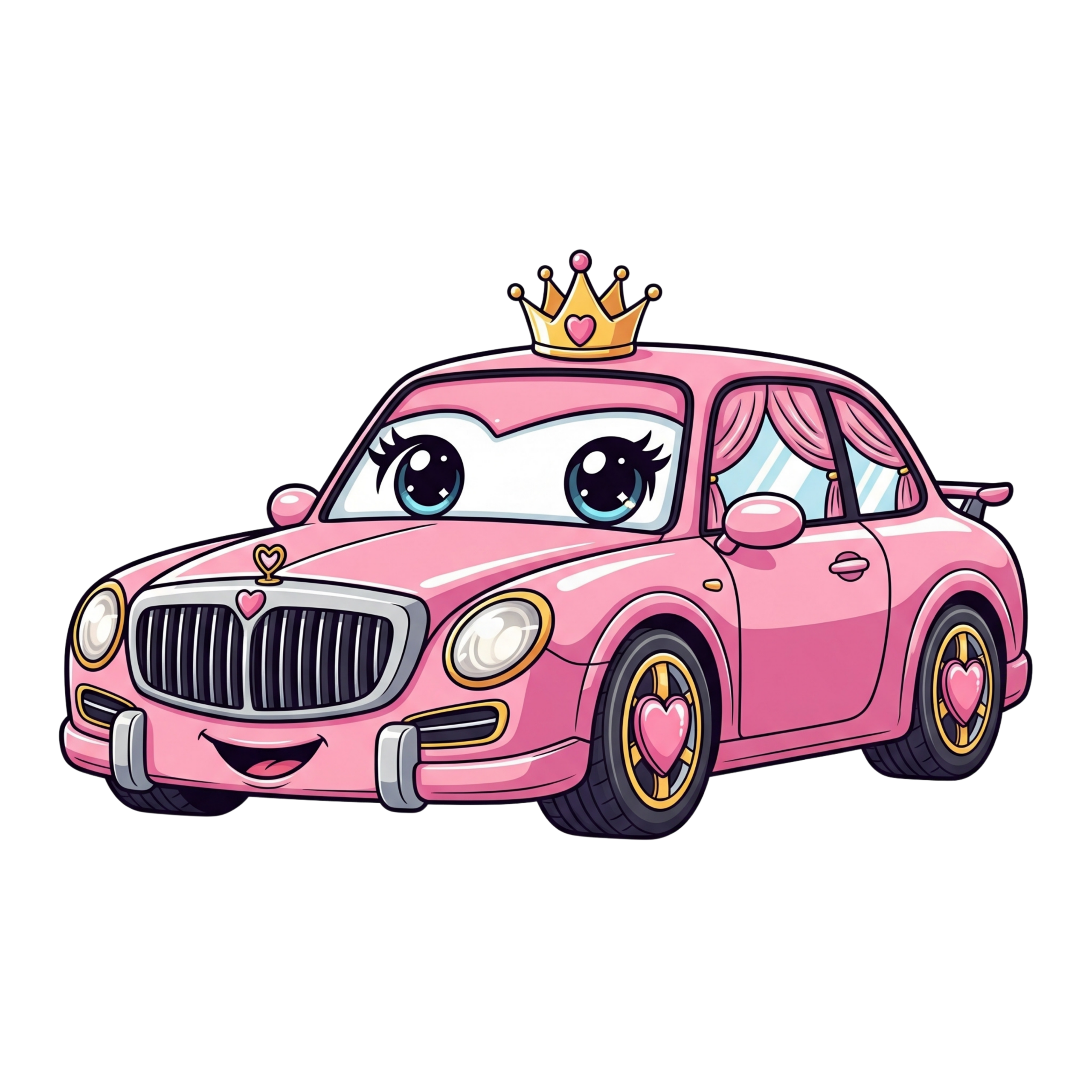 Pink Princess Luxury Car
