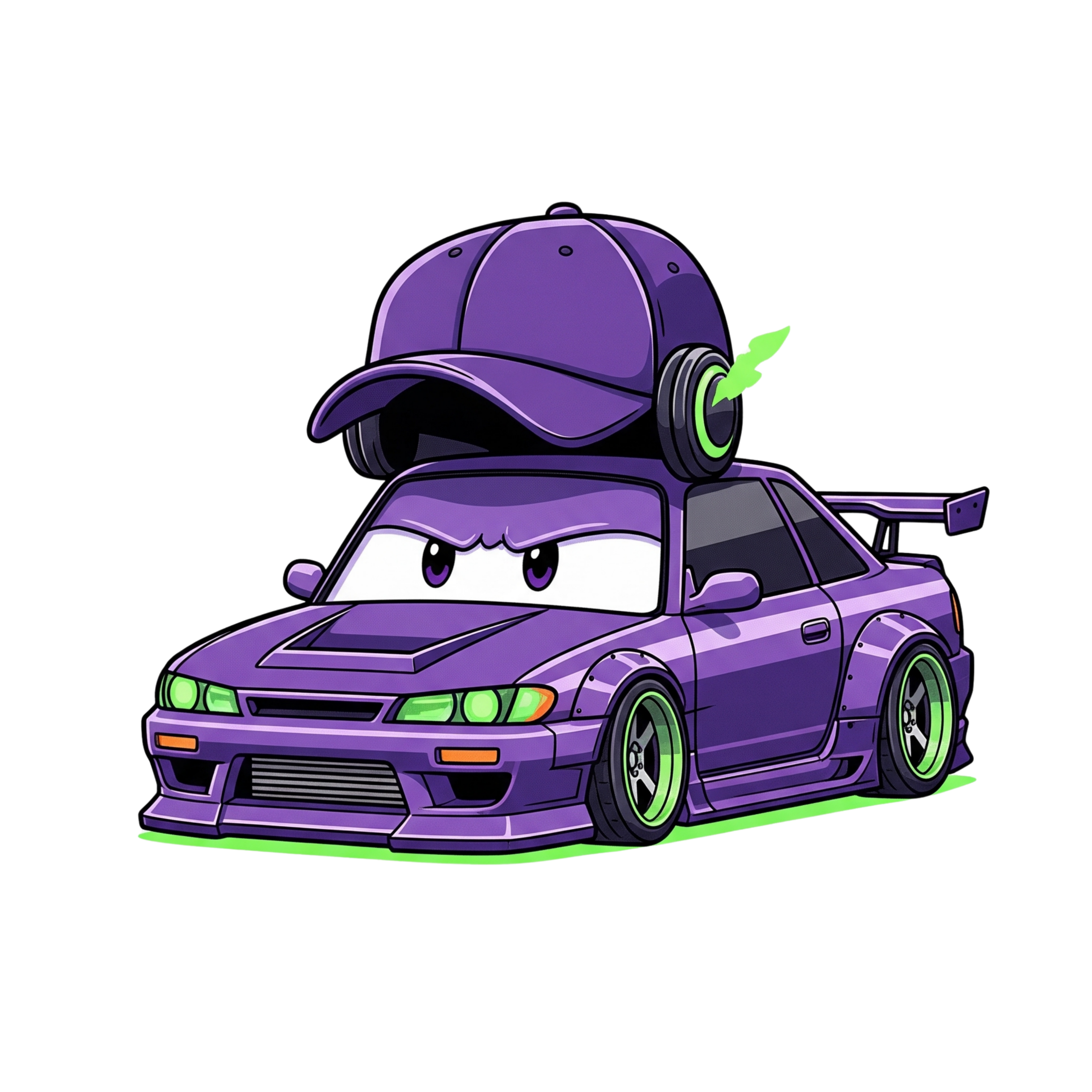 Purple Tuner Race Car