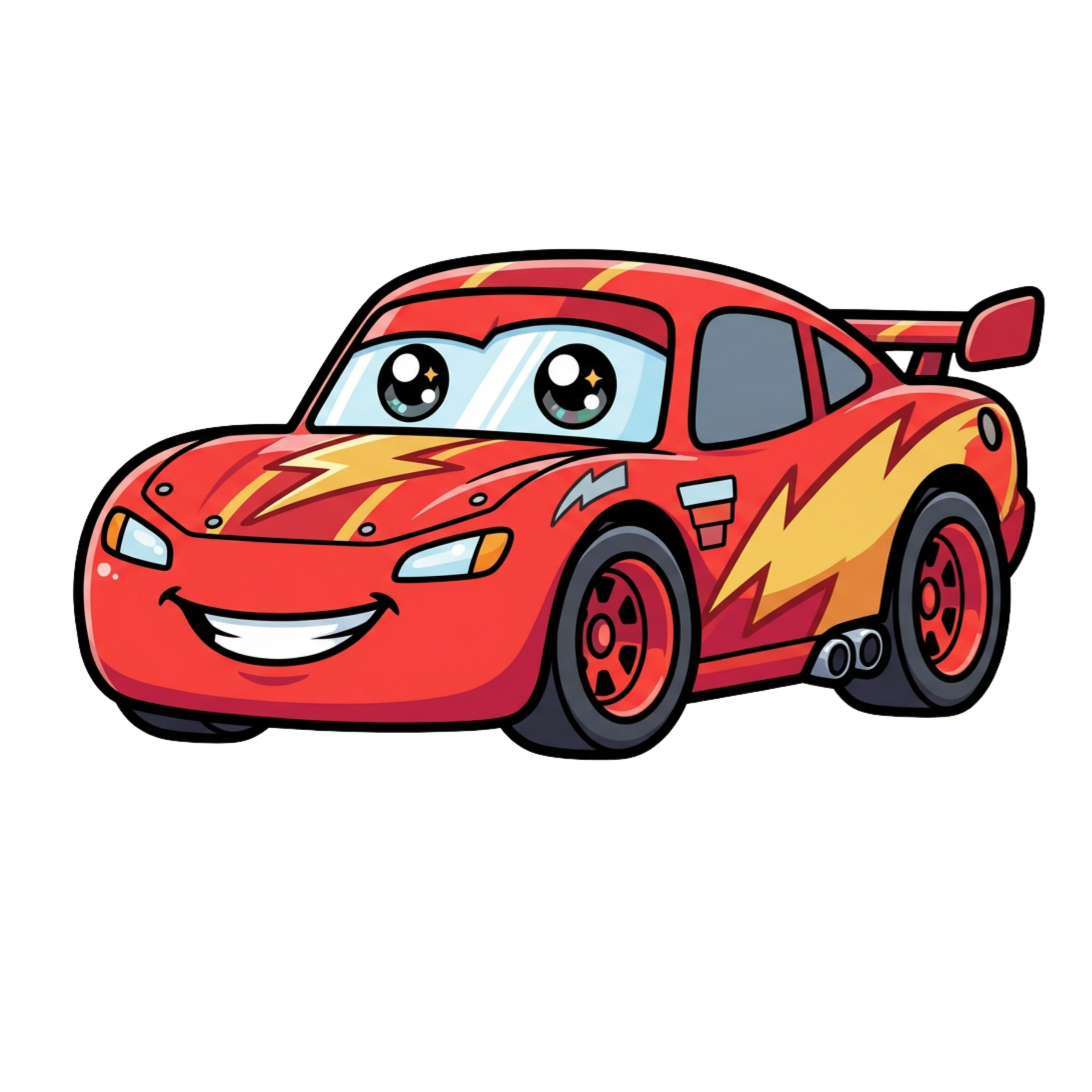 Red Lightning Race Car