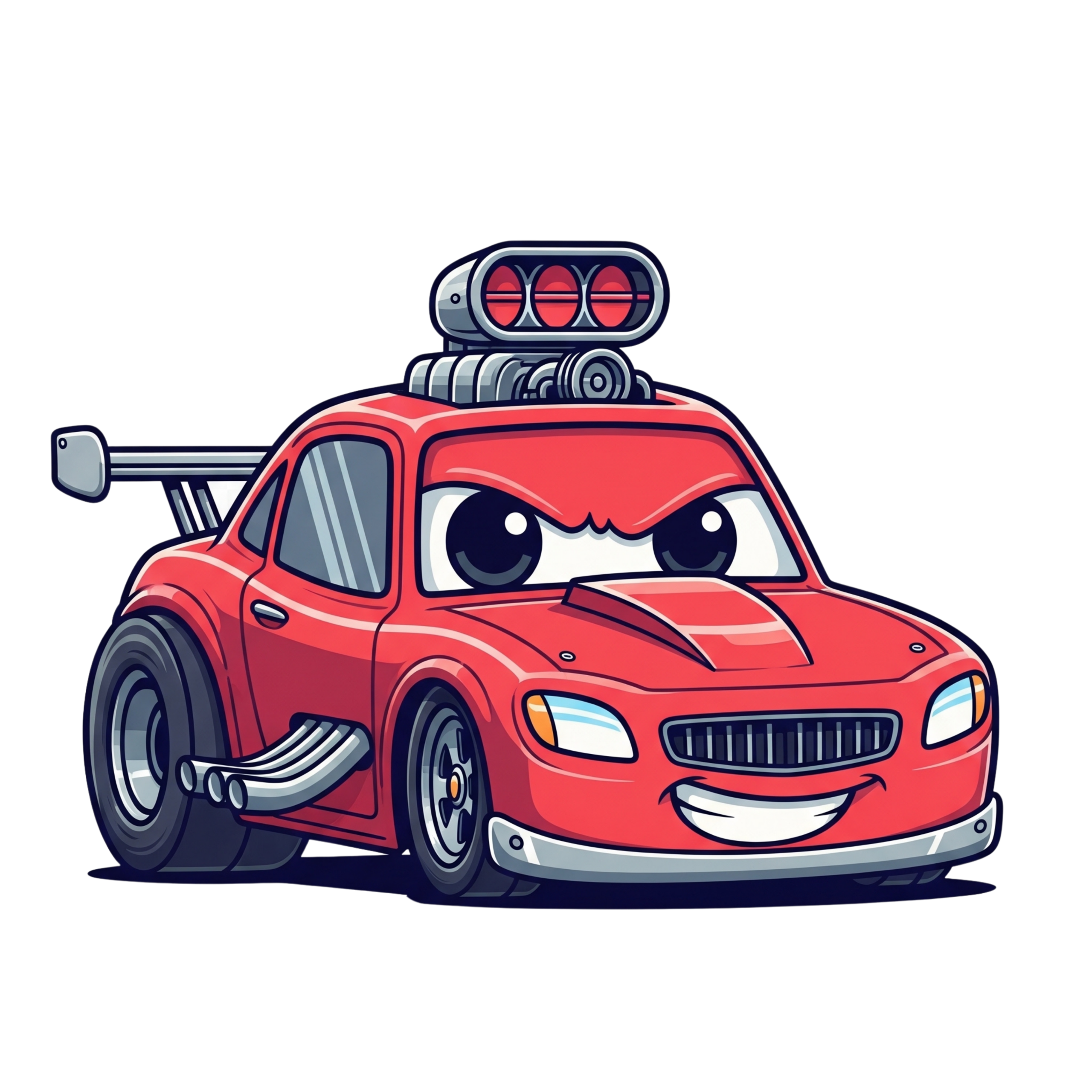 Red Taxi City Car
