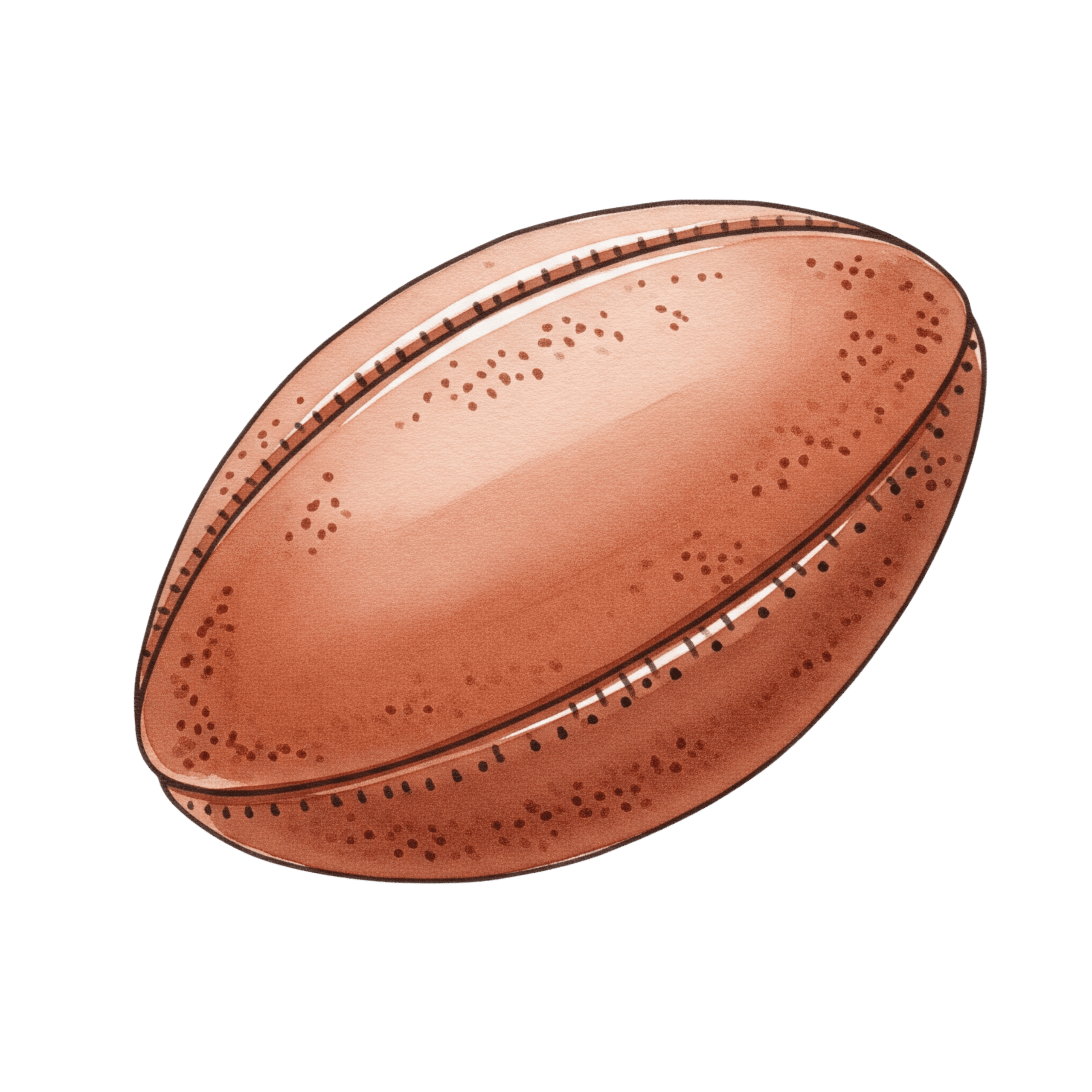 American Football Rugby Ball Sports Icon