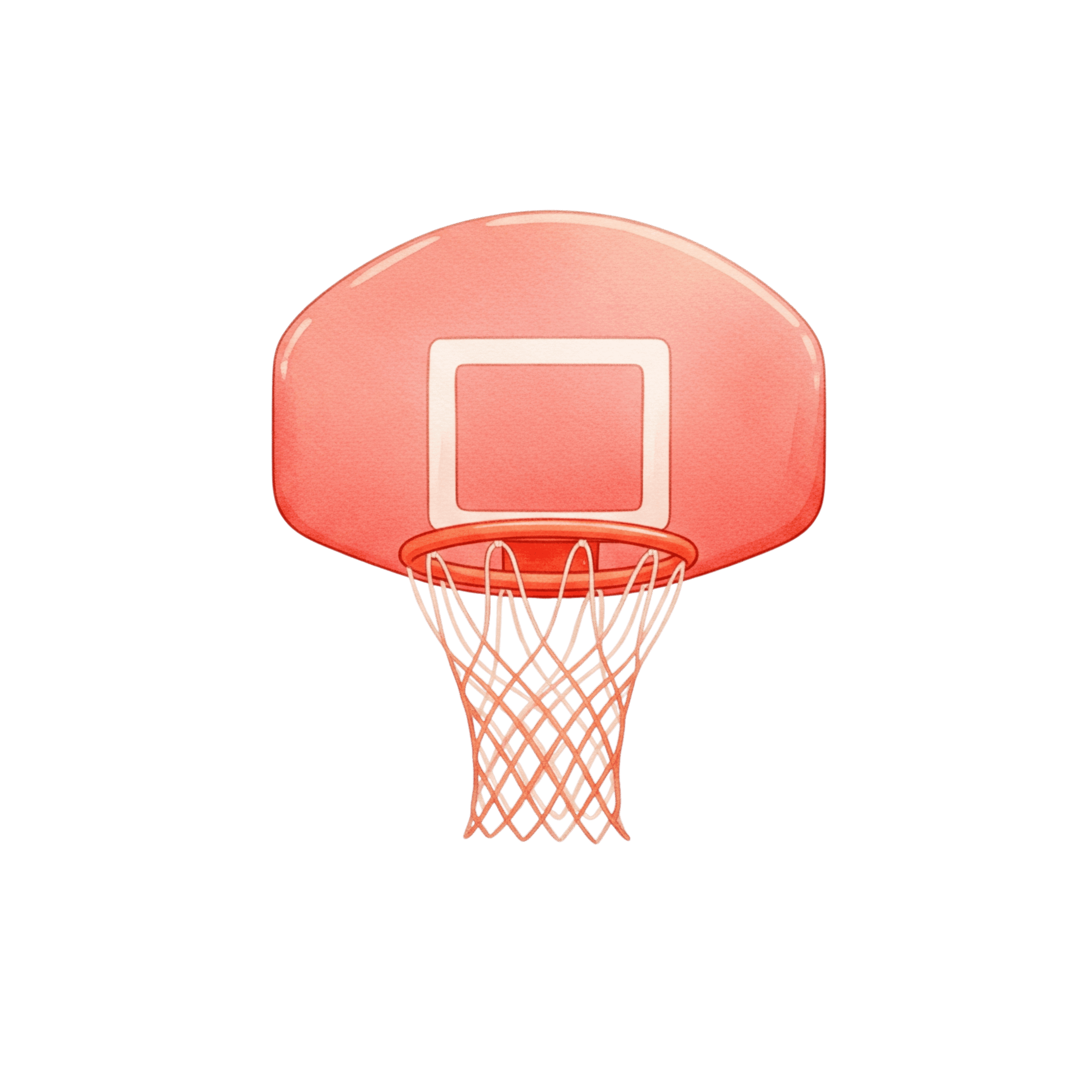 Basketball Hoop Backboard Sports Icon
