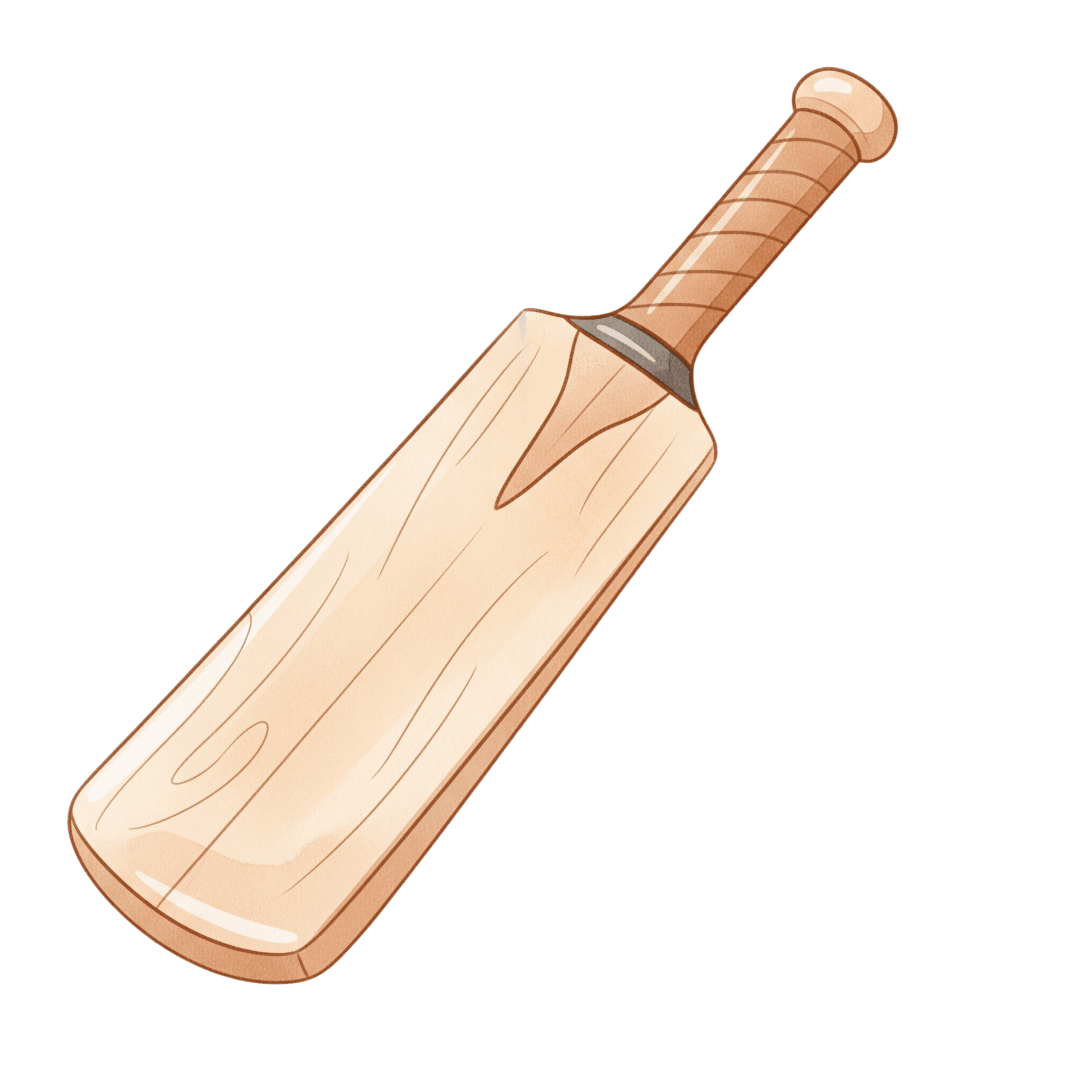 Cricket Bat Sports Icon