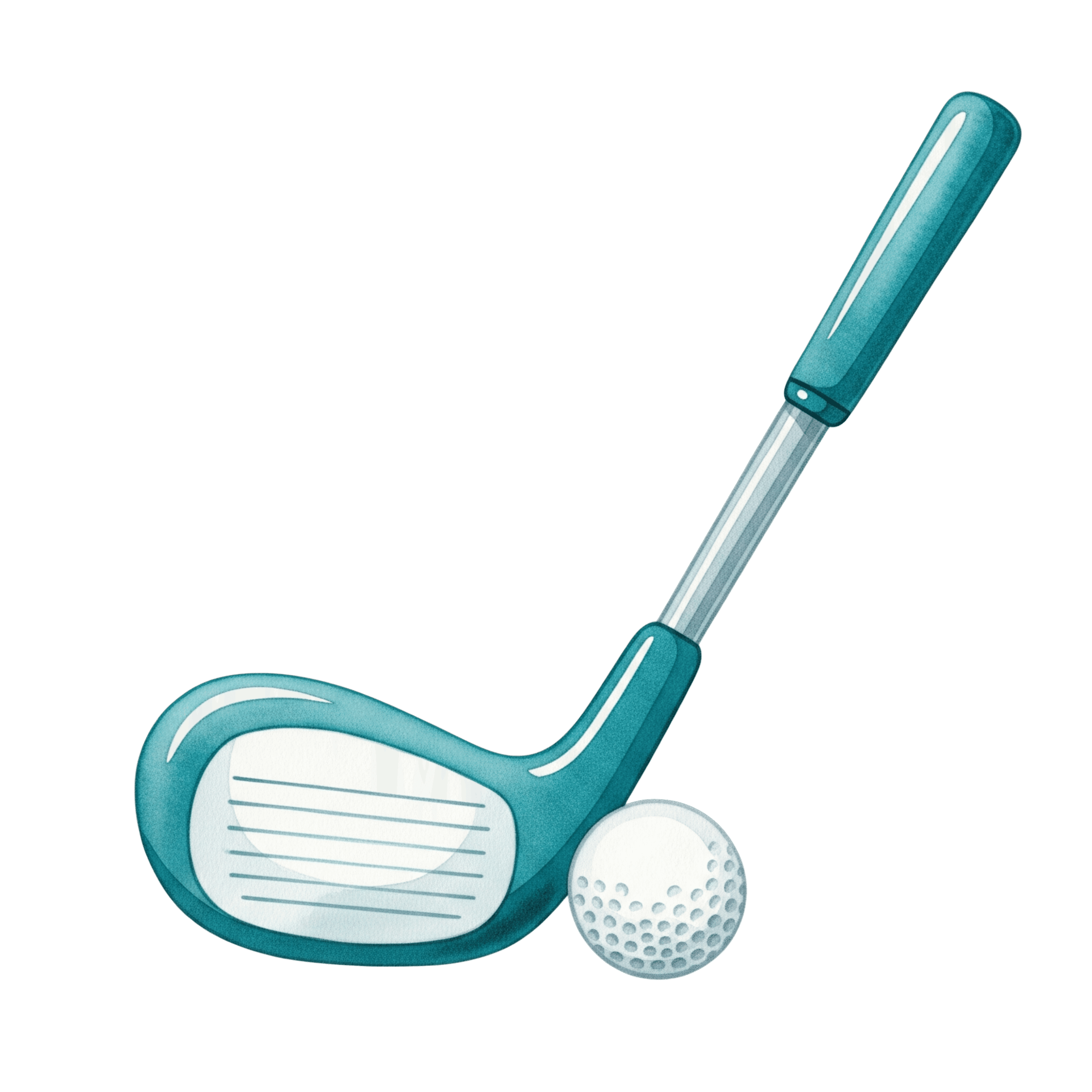 Golf Club Ball Sports Icon