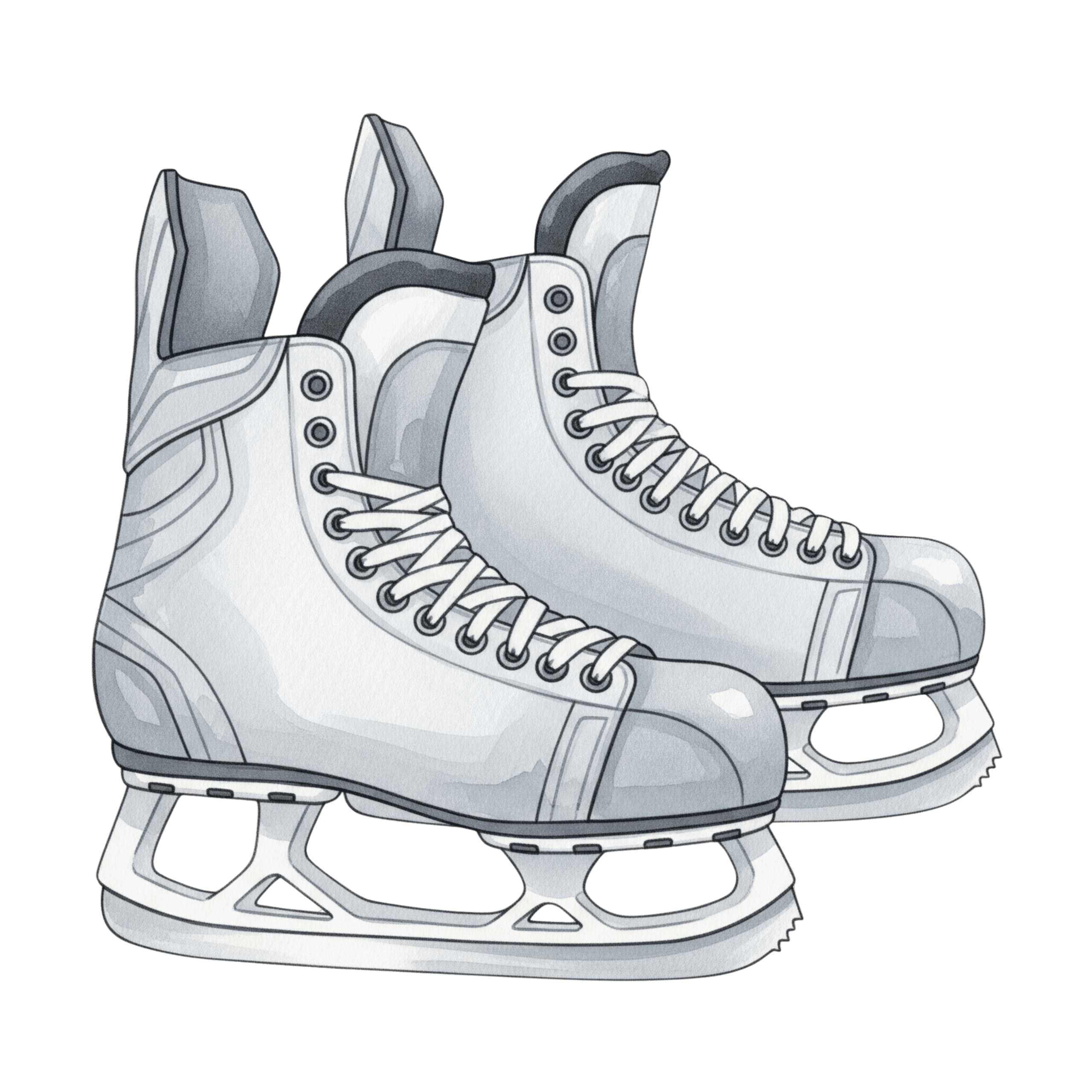Ice Skates Winter Sports Icon