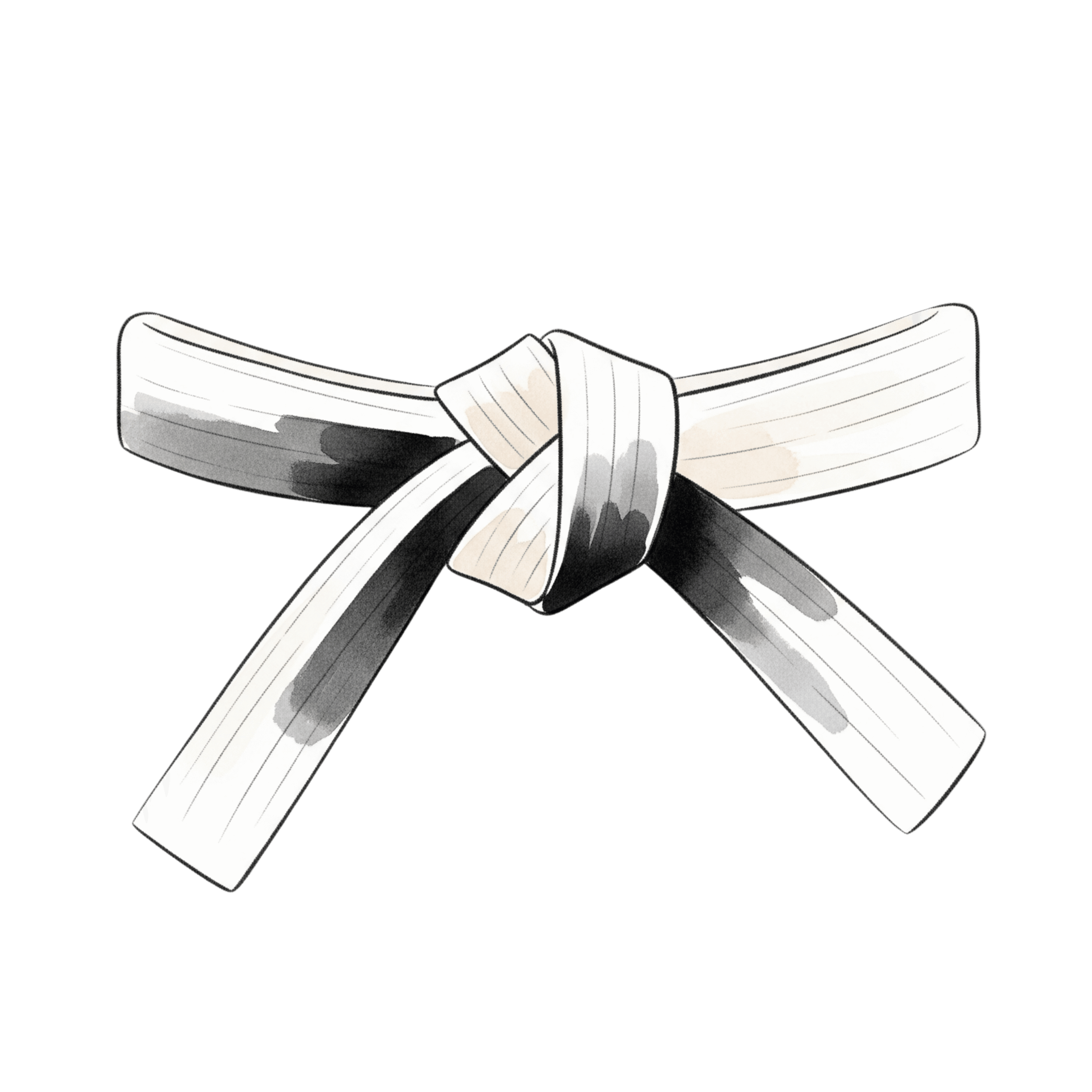 Martial Arts Belt Sports Icon