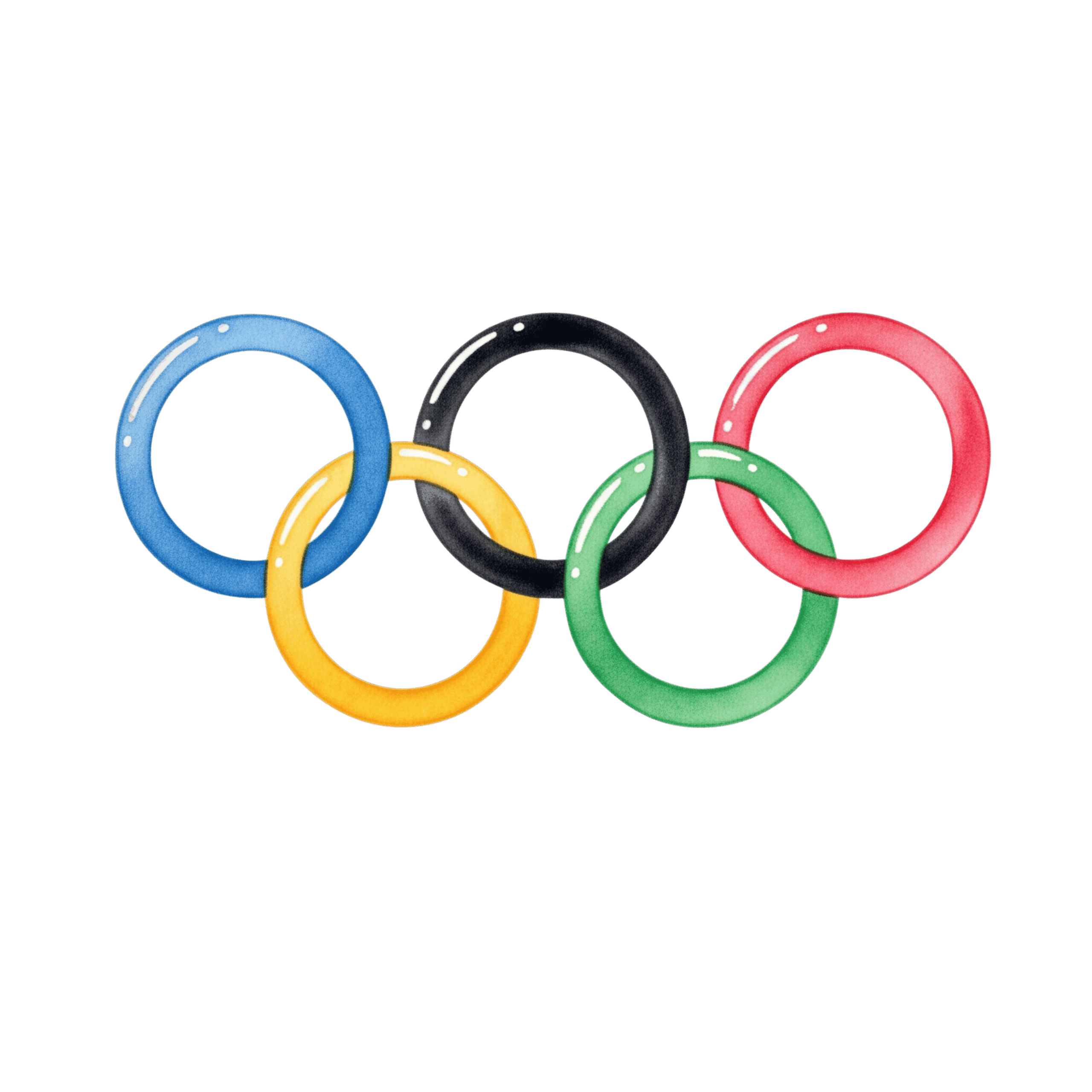 Olympic Rings Symbol Sports Icon