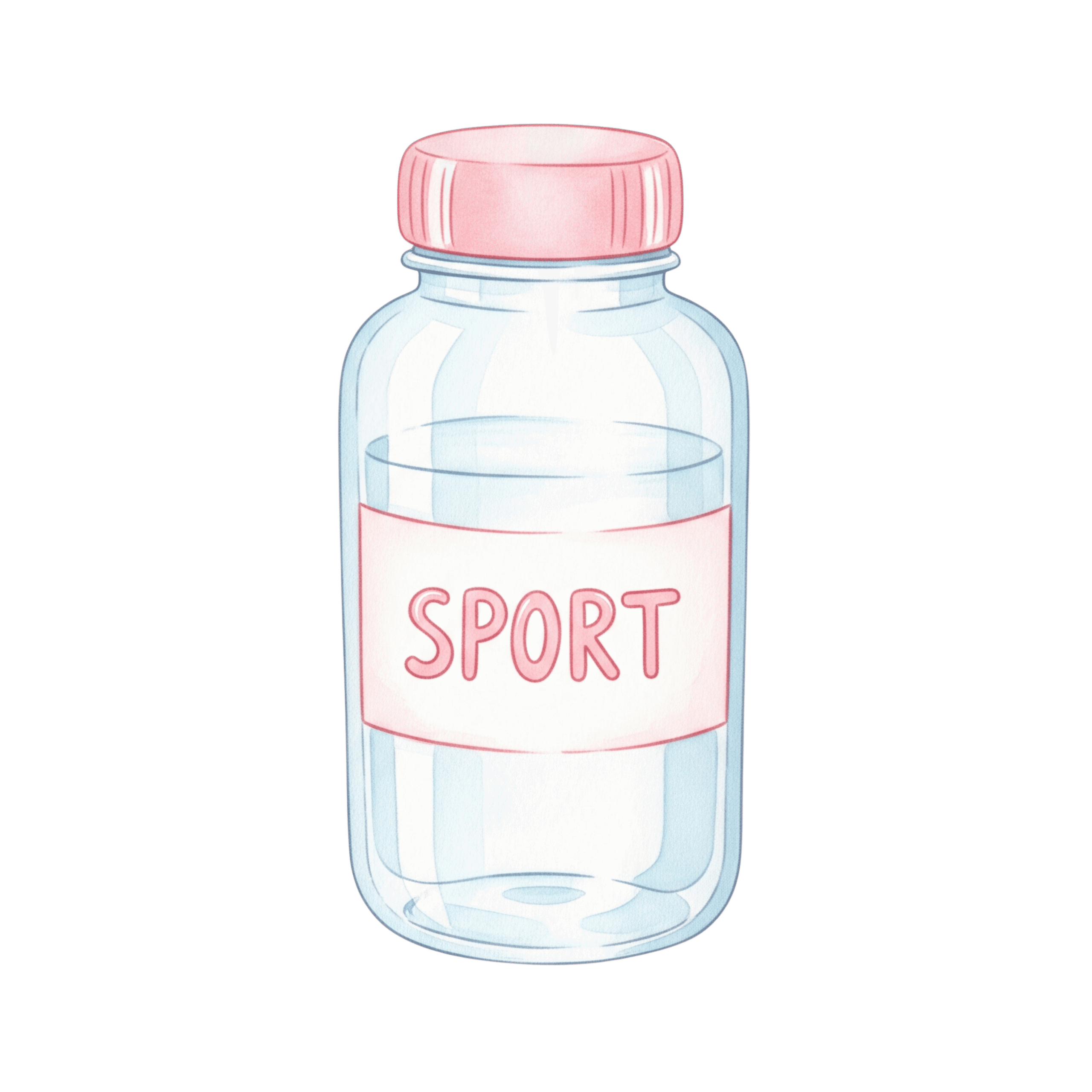 Sports Water Bottle Sports Icon